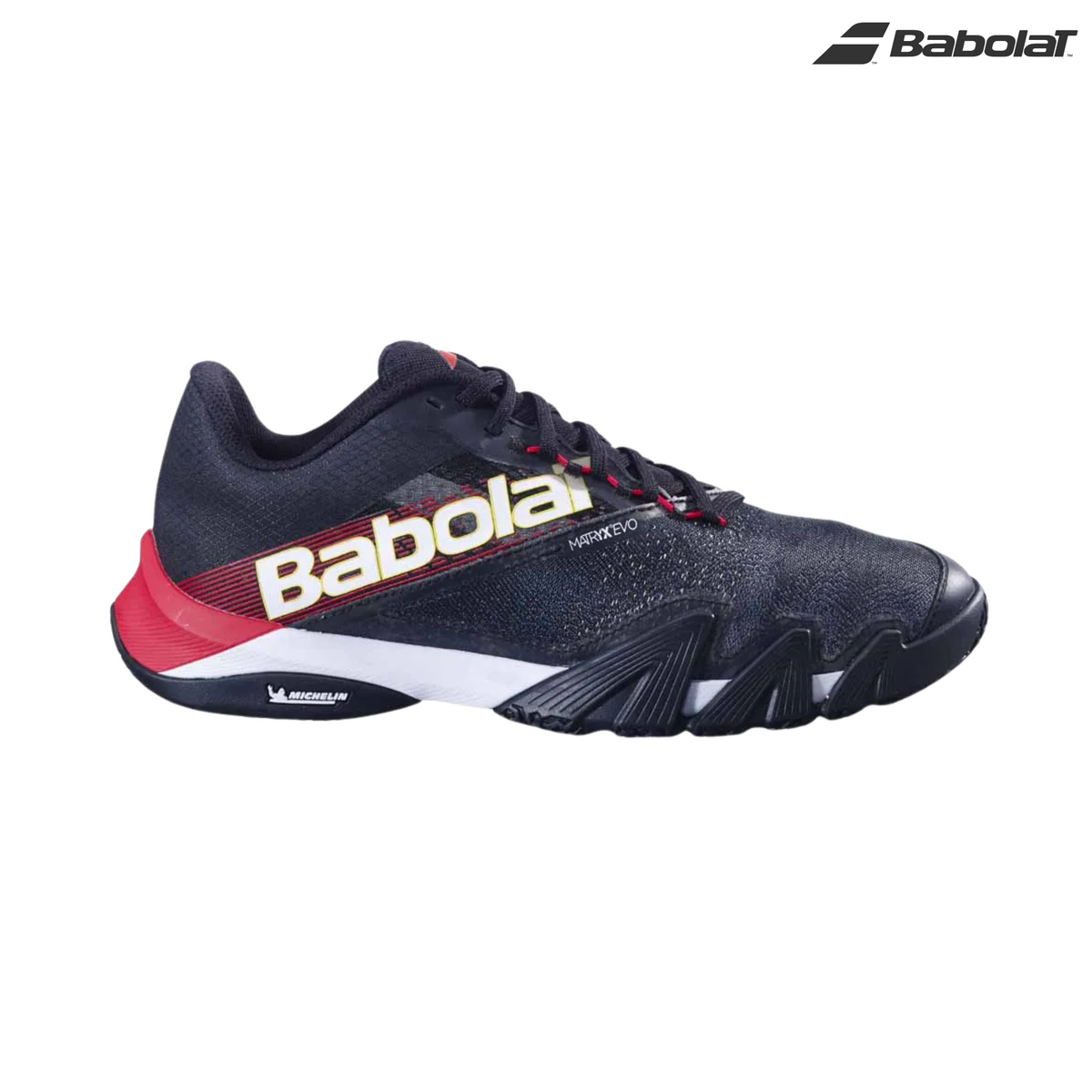 Babolat Jet Premura 2 Black/Tomato red - Padel Shoes – PadelShop.com
