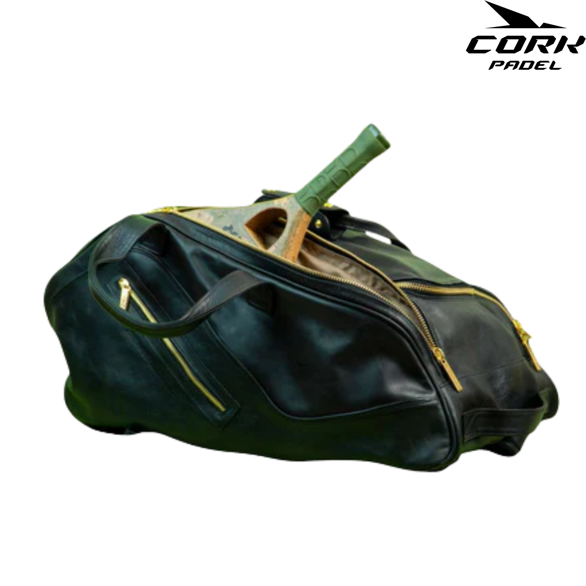 Cork Leather Thermo Black Padel Racketbag
