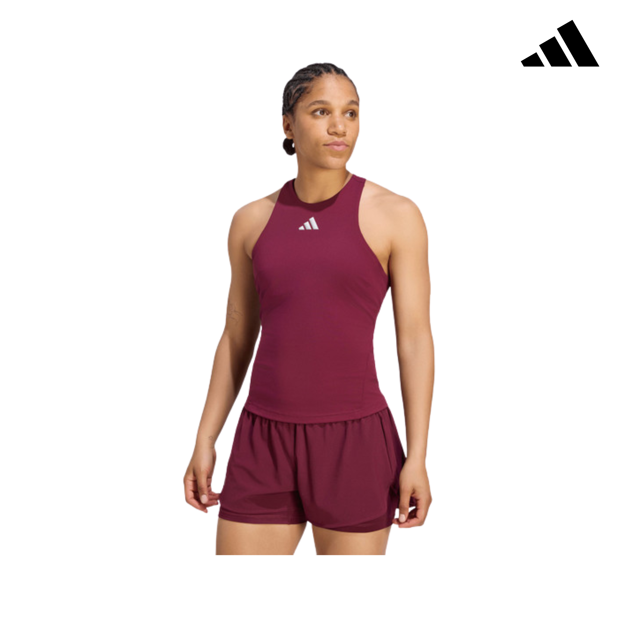 adidas Silver Y-Tank  | KV3337