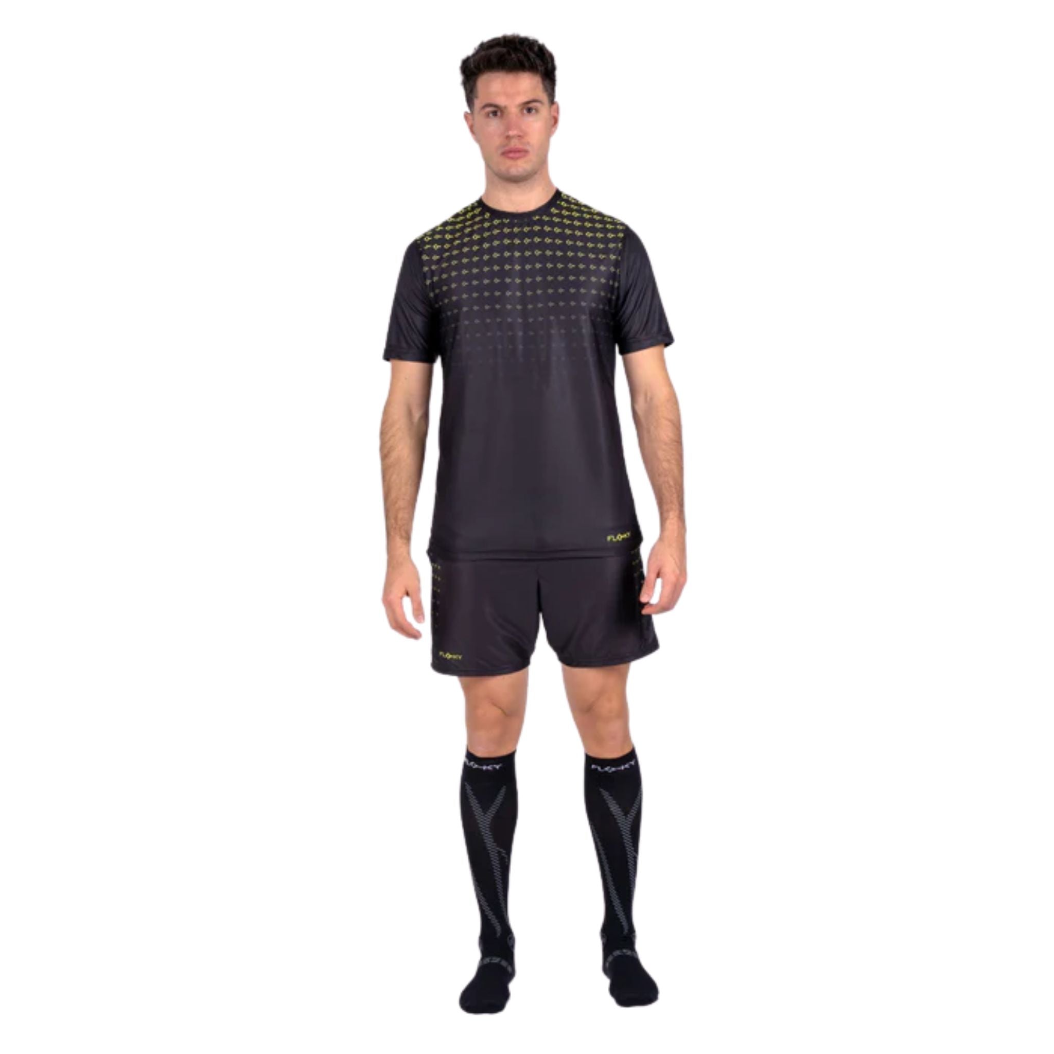 Floky GRF Long Compression Grip Socks Black (1 Pair)