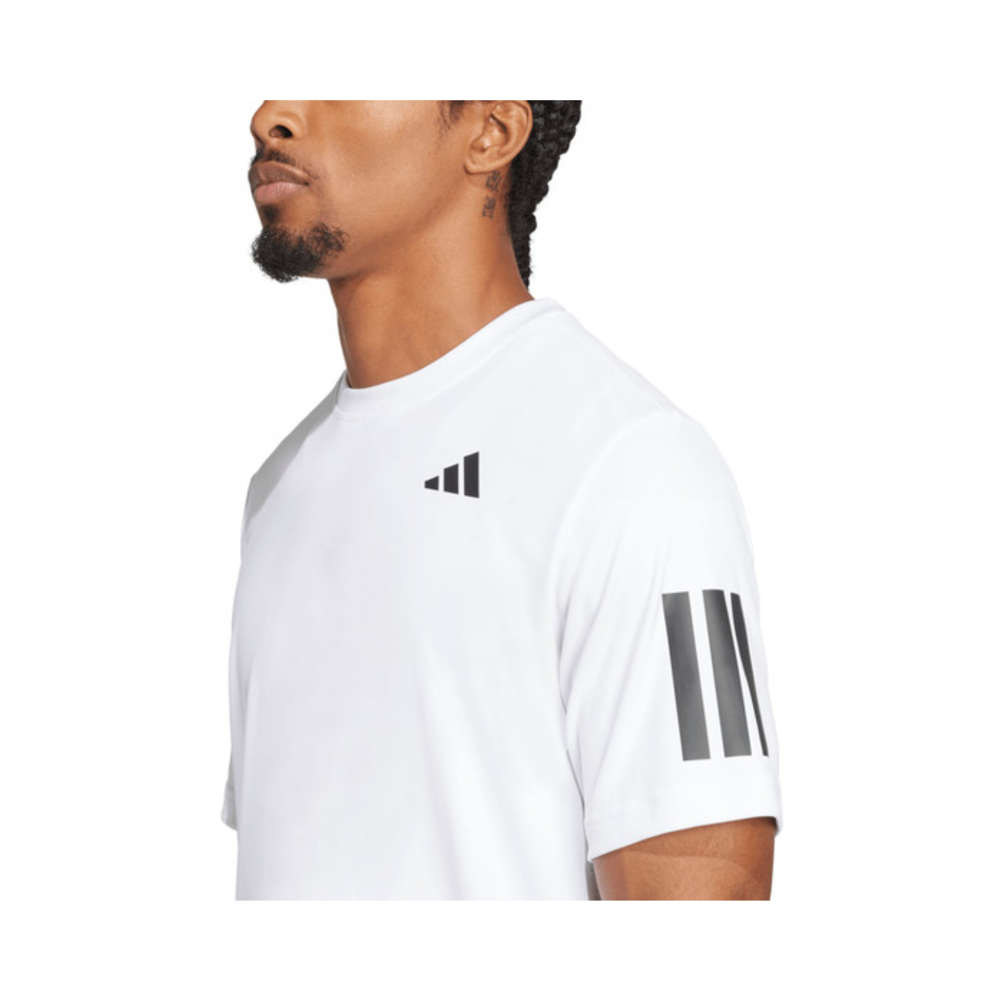 adidas club 3 stripes tee | JE0413
