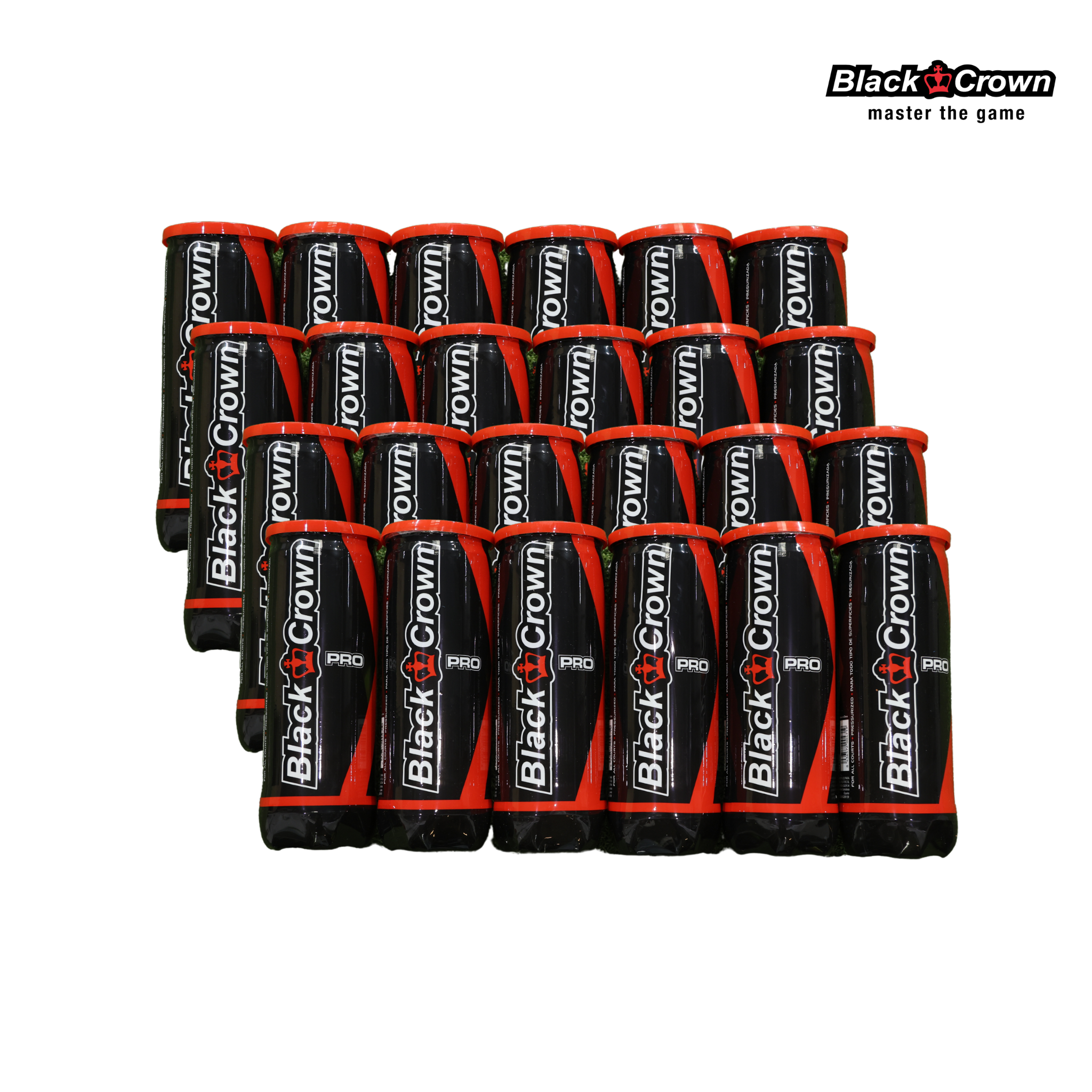 Black Crown Pro Bälle Box (24*3 Stück) | Padelbälle