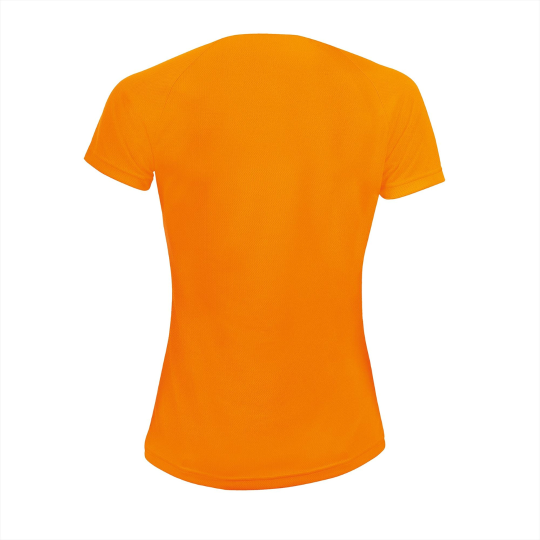 Mrs padel padel shirt neon orange