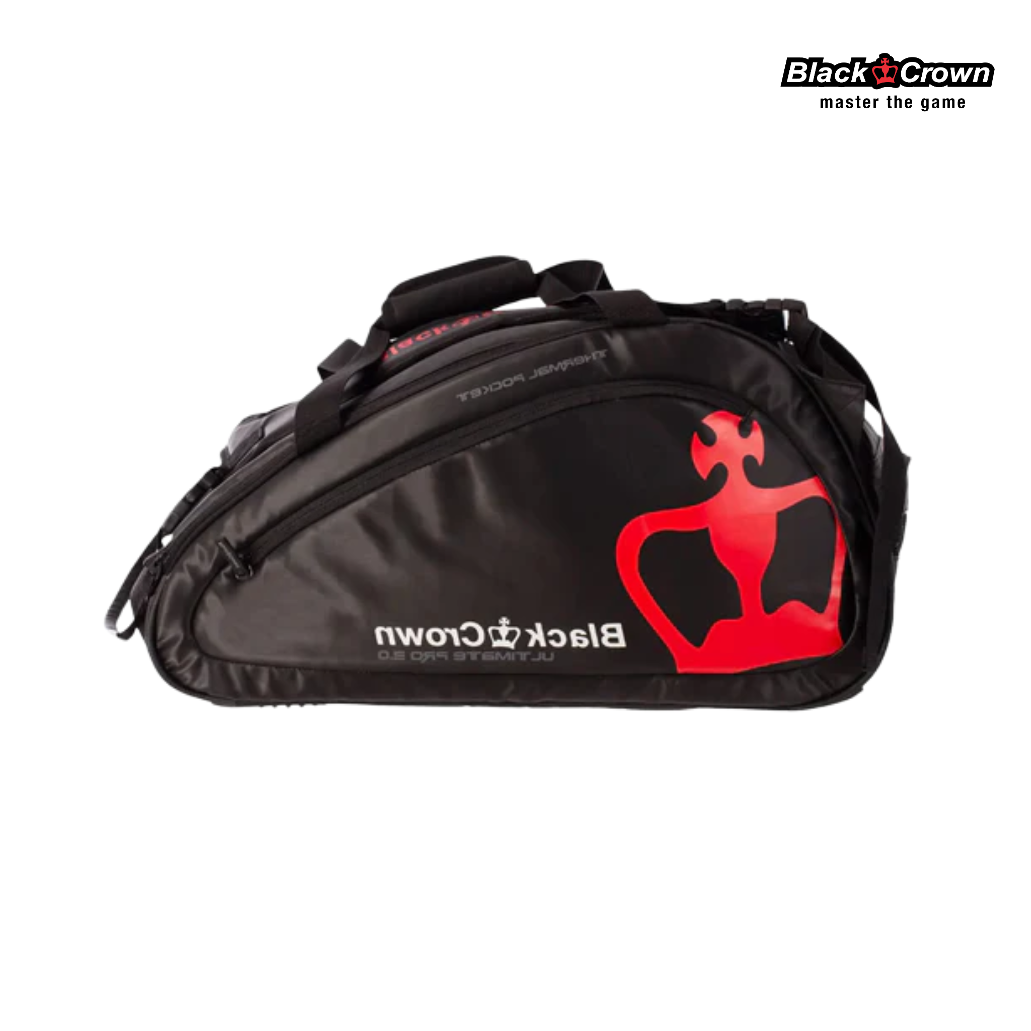 Black Crown Ultimate Pro 2.0 Black/Red Padel Racketbag