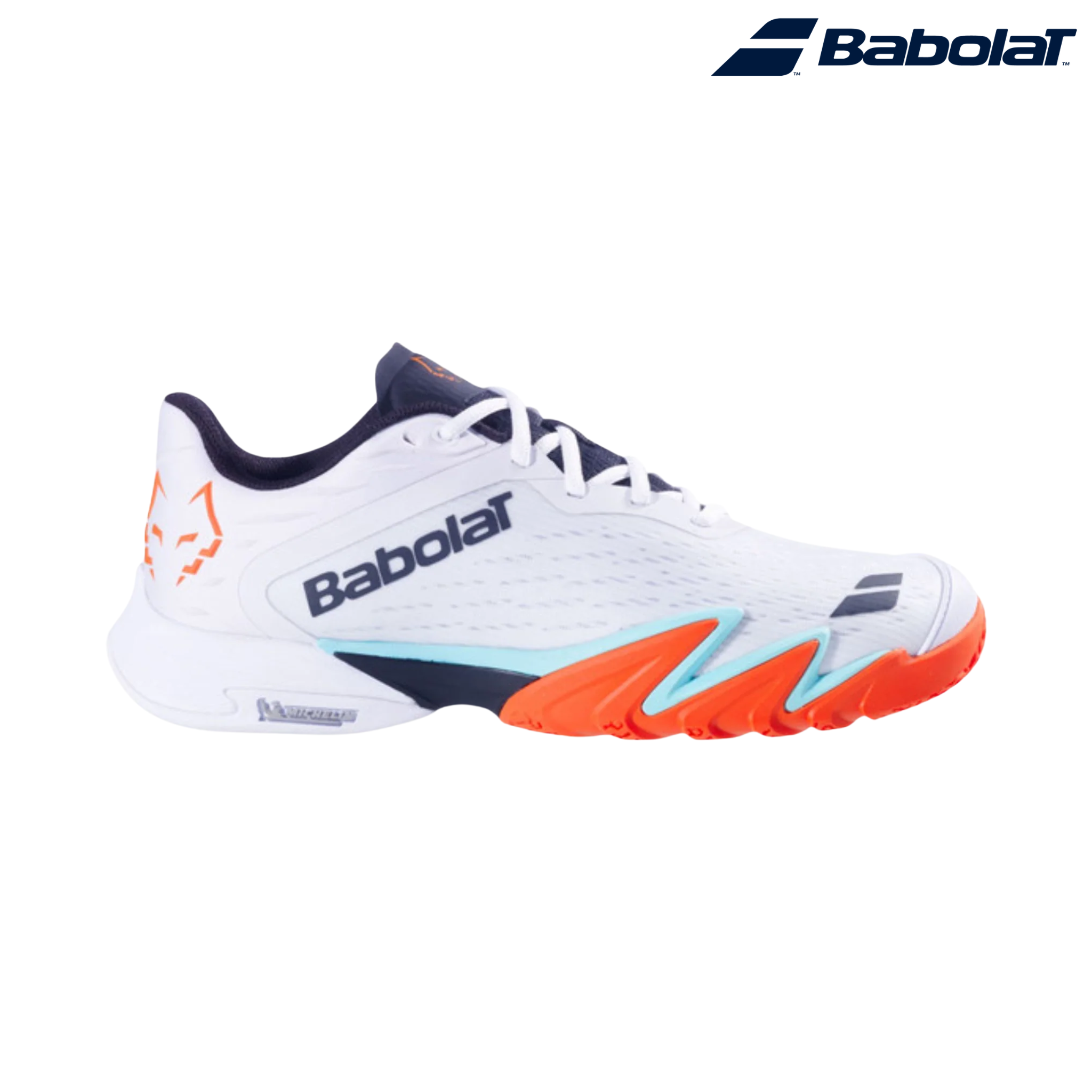 Babolat Premura 3 Lebron Men White/Orange| Padel shoes