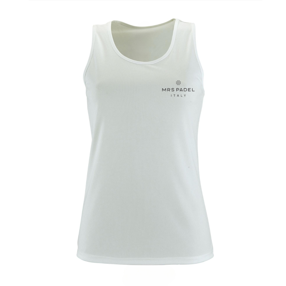 Mrs padel padel singlet white