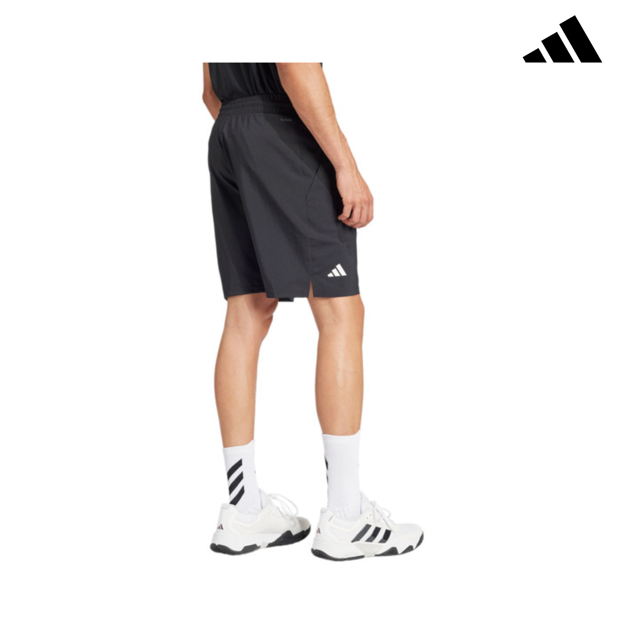 adidas club 3 stripe 7 Inch short | JG3589