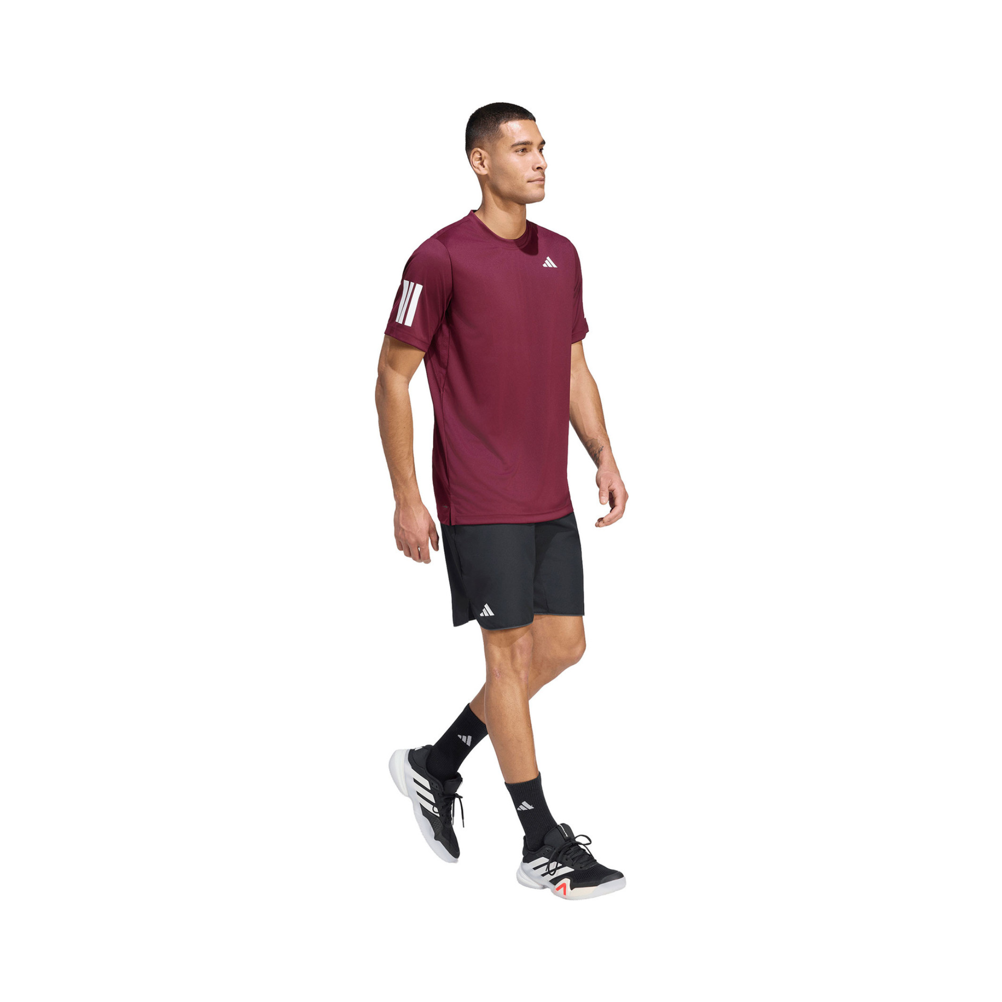 adidas club 3 stripes tee | KS8311