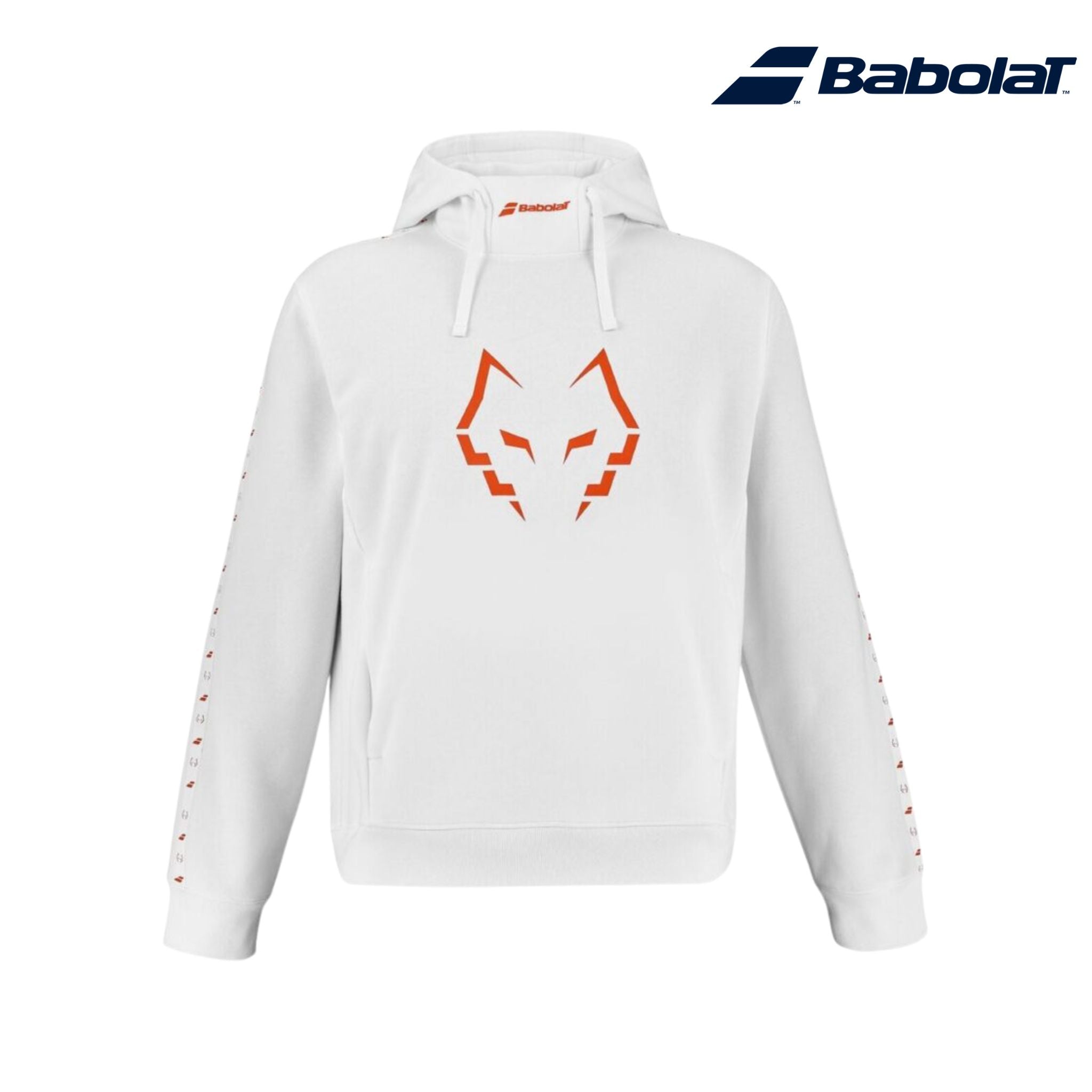 Babolat Hood Sweat J. Lebrón | Men White Orange