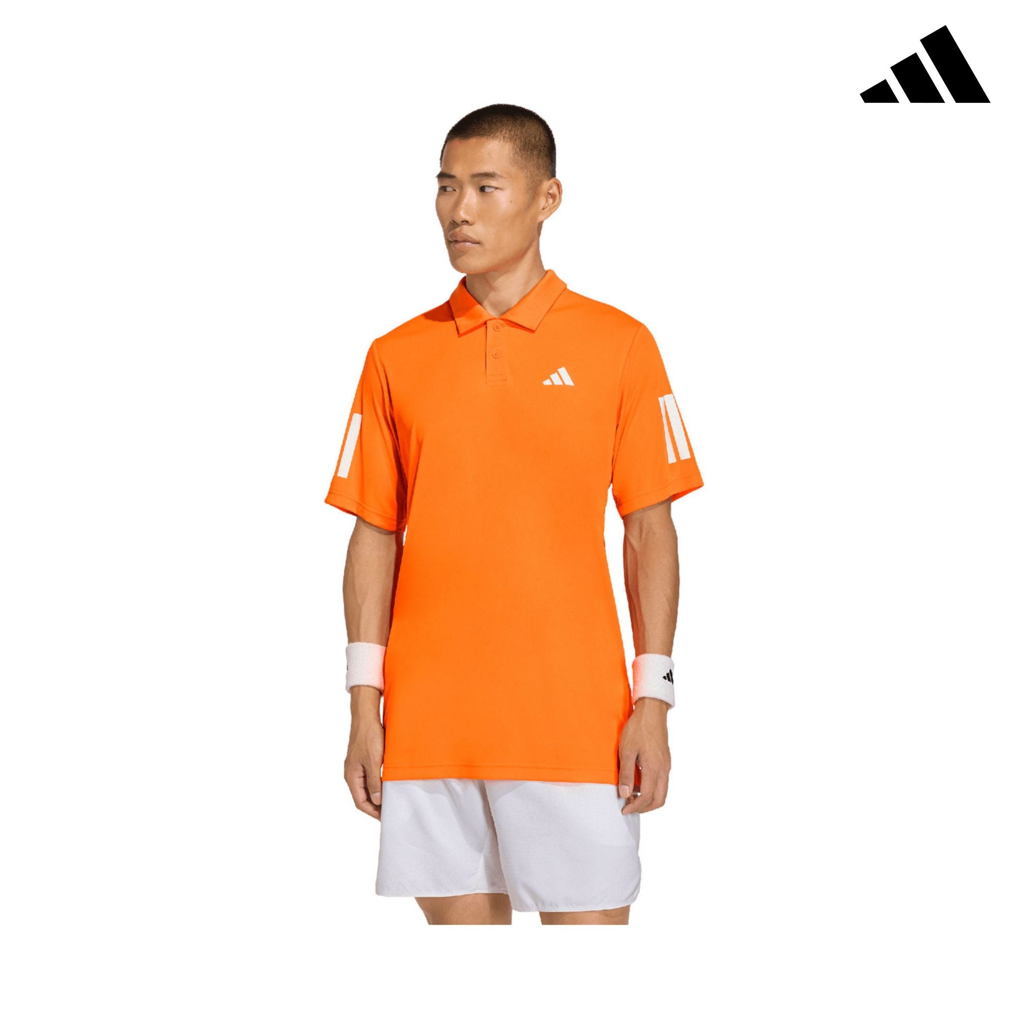 adidas club 3 stripe polo | KB9709