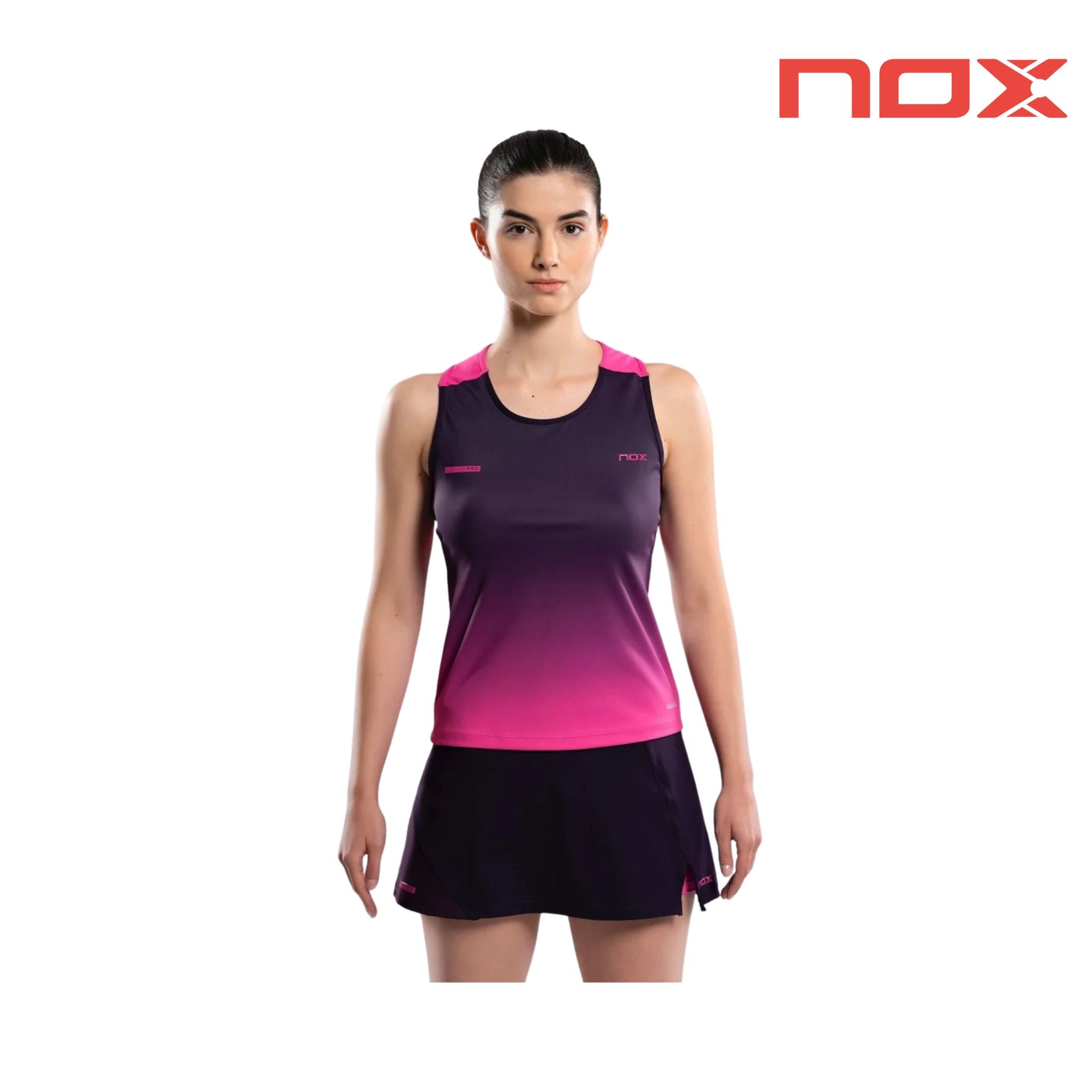 Nox Women Pro Blackberry Rose Degraded Tank Top