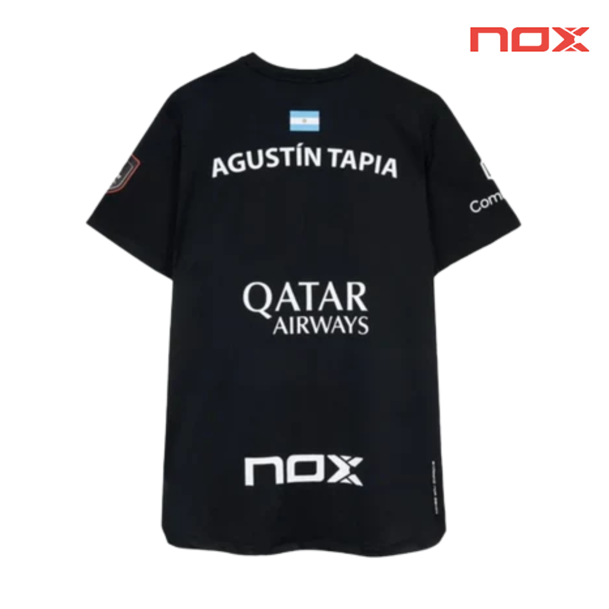 Nox T-Shirt Sponsors AT10 Black 2026