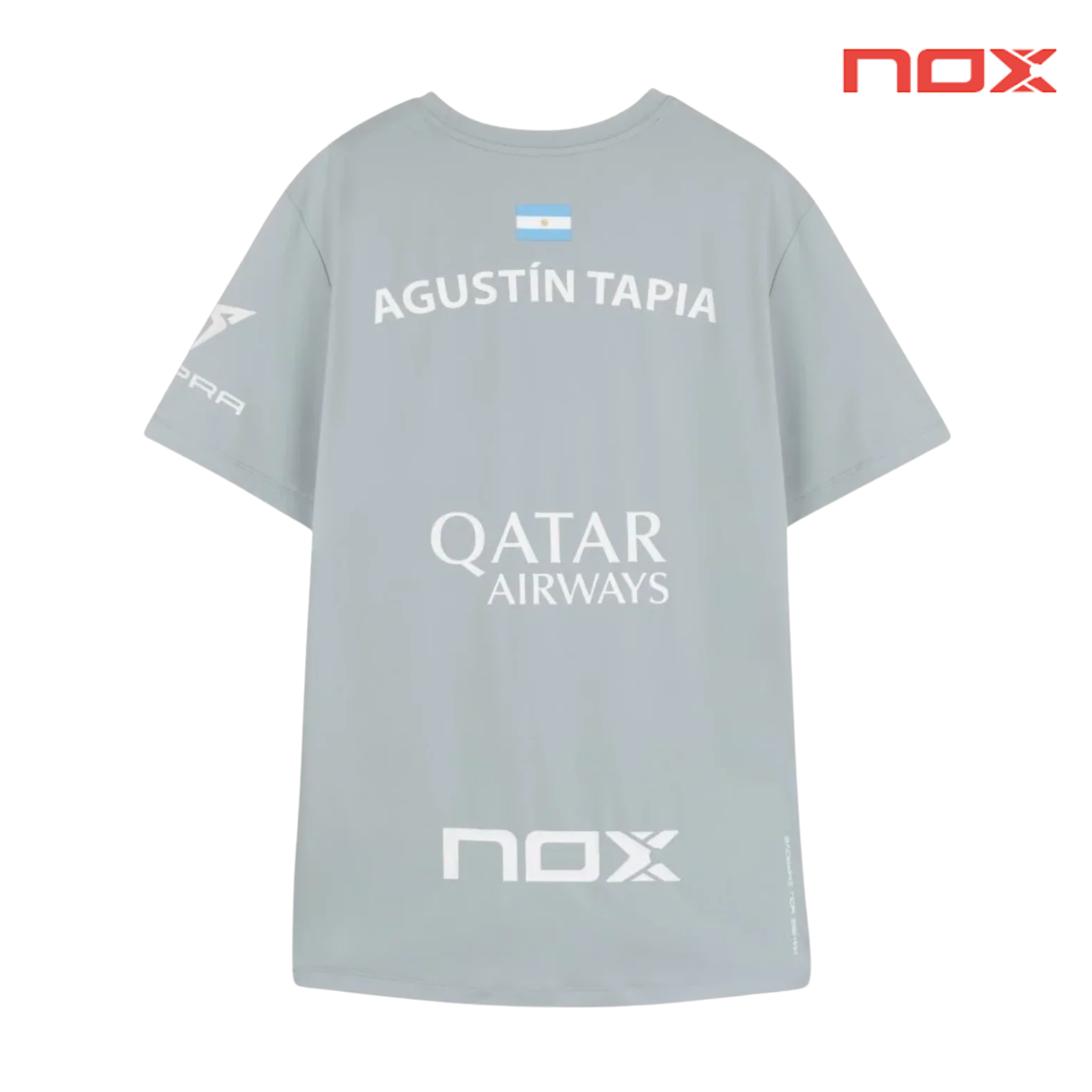 Nox T-Shirt Sponsors AT10 Grey