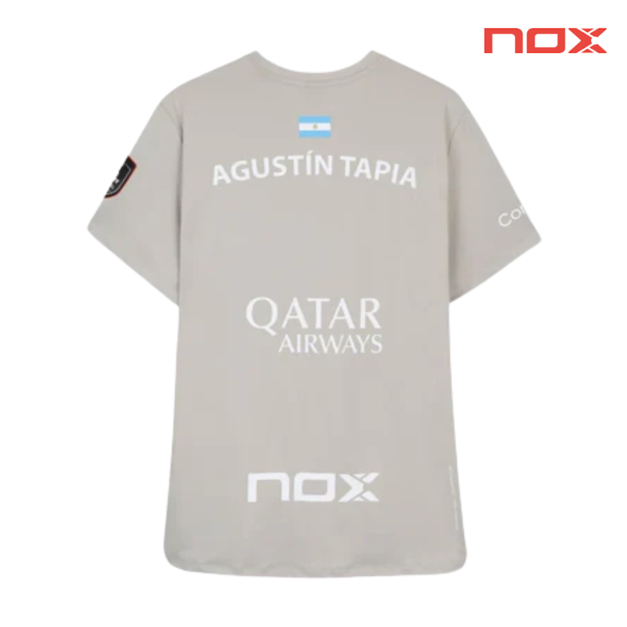 Nox T-Shirt Sponsors AT10 Light Grey 2026