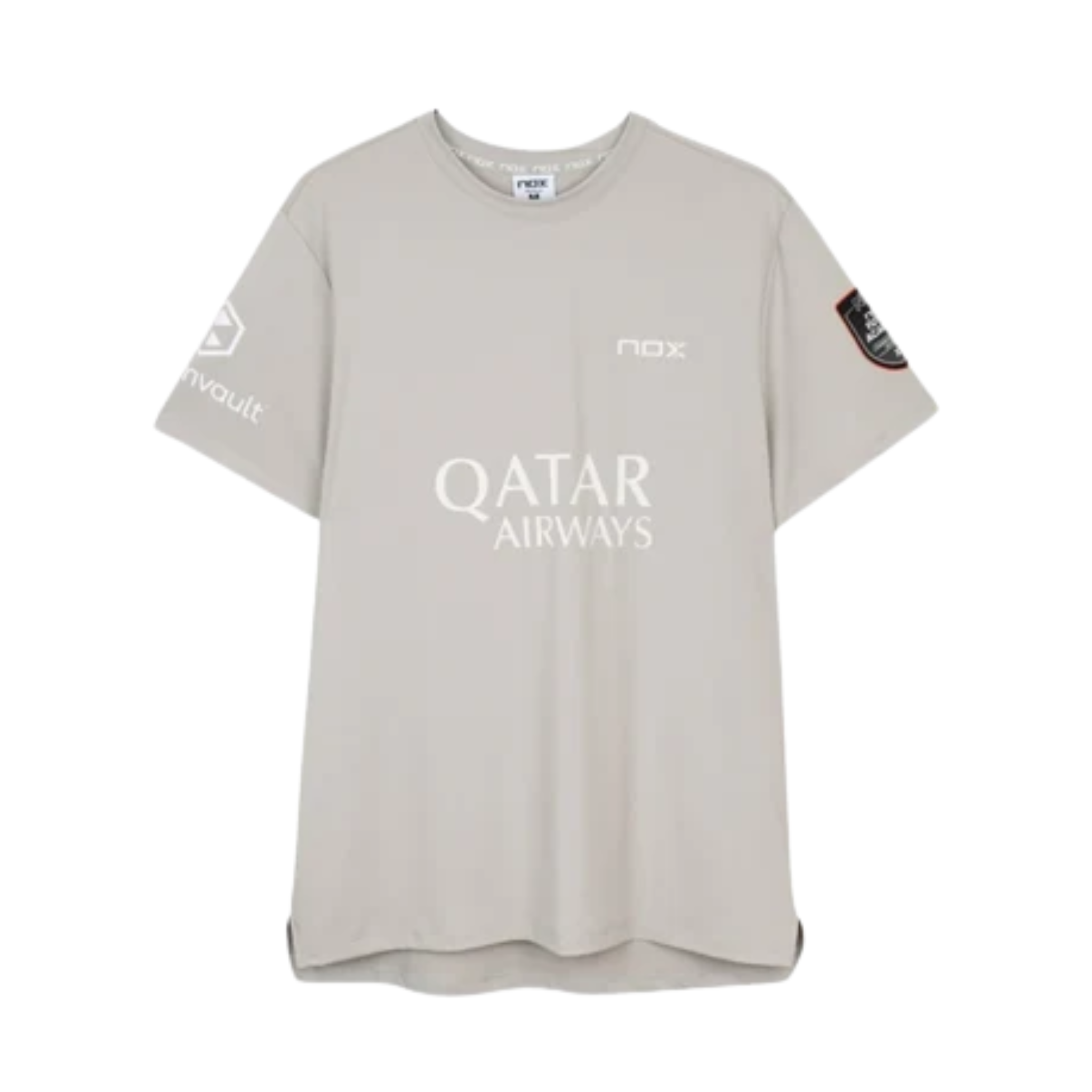 Nox T-Shirt Sponsors AT10 Light Grey 2026
