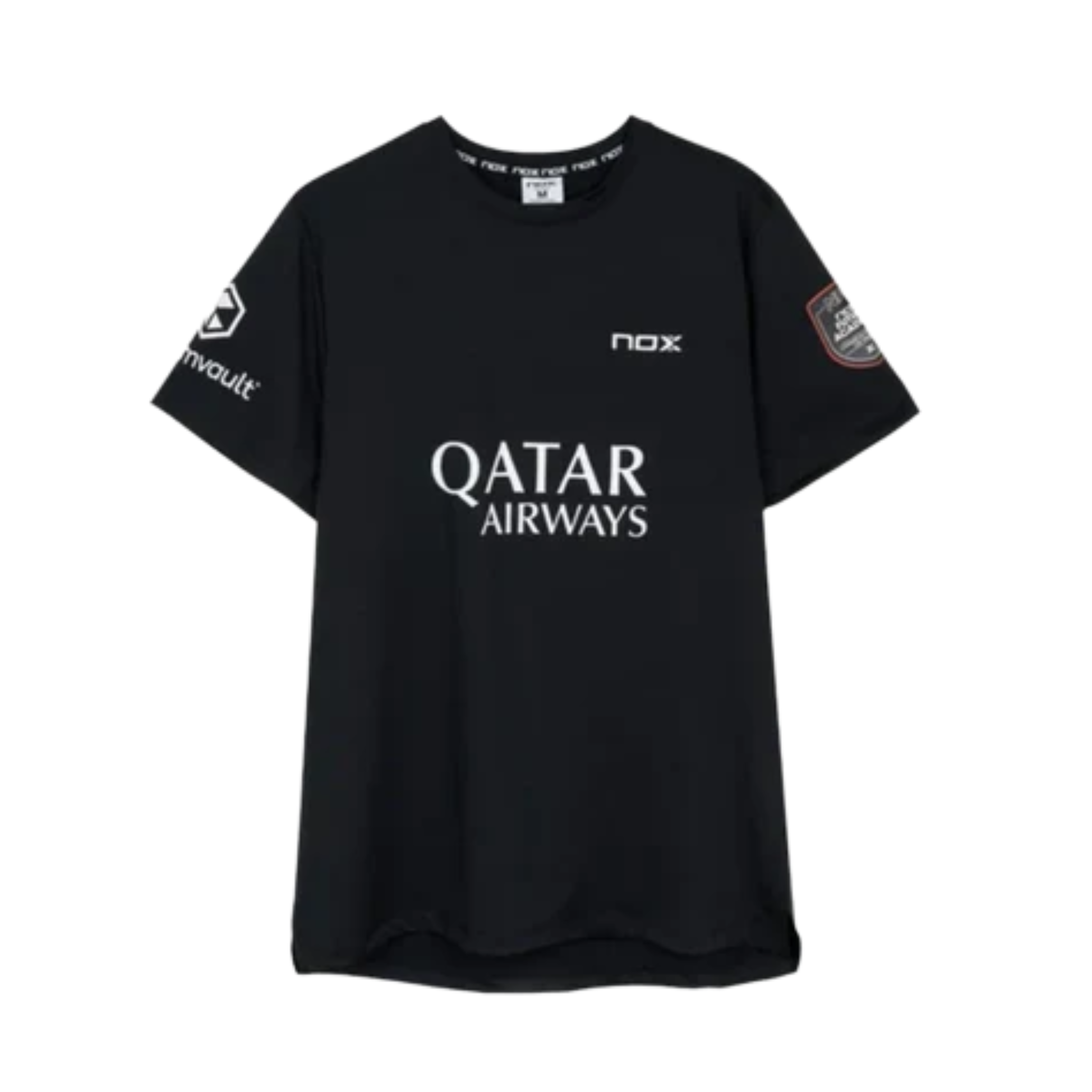 Nox T-Shirt Sponsors AT10 Black 2026
