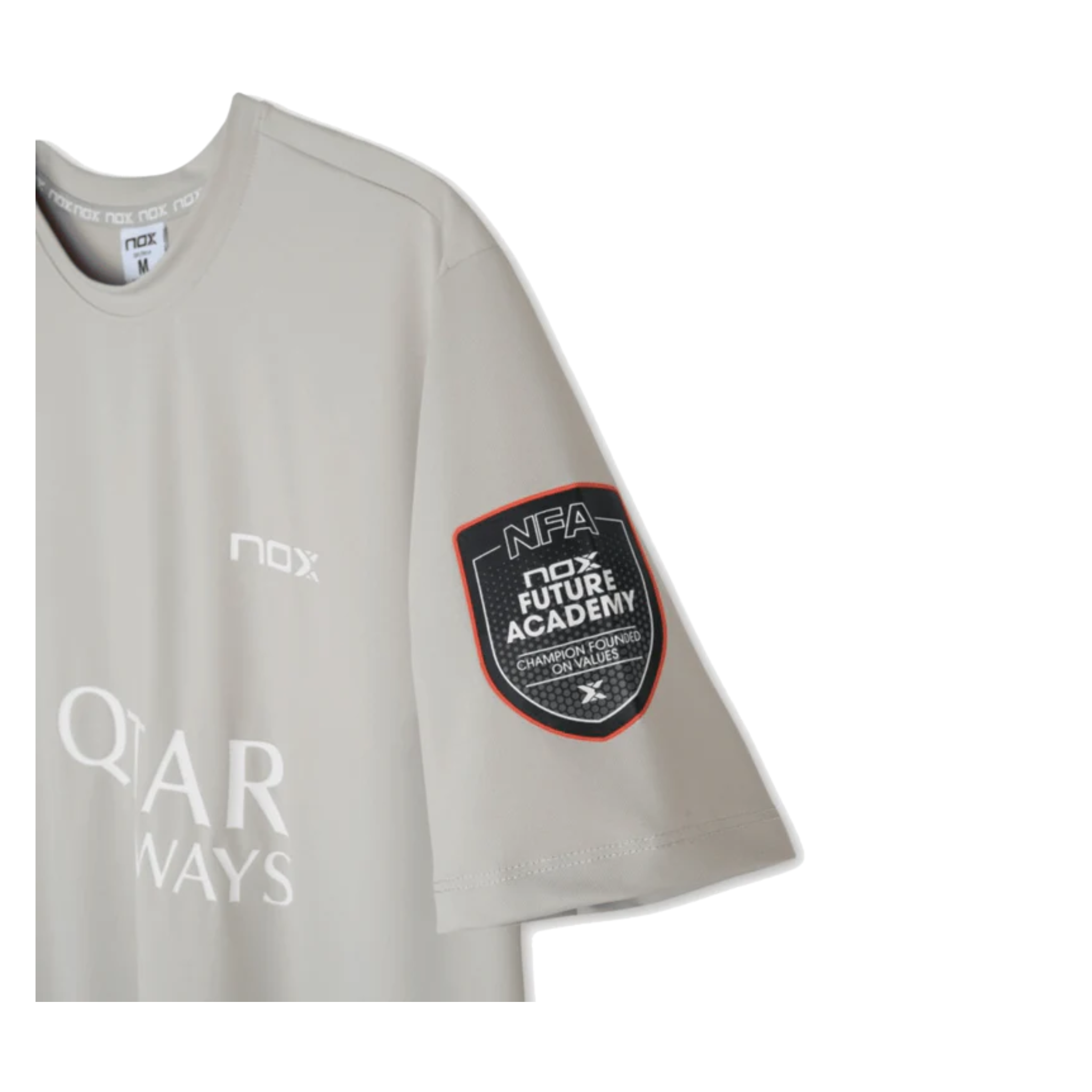 Nox T-Shirt Sponsors AT10 Light Grey 2026