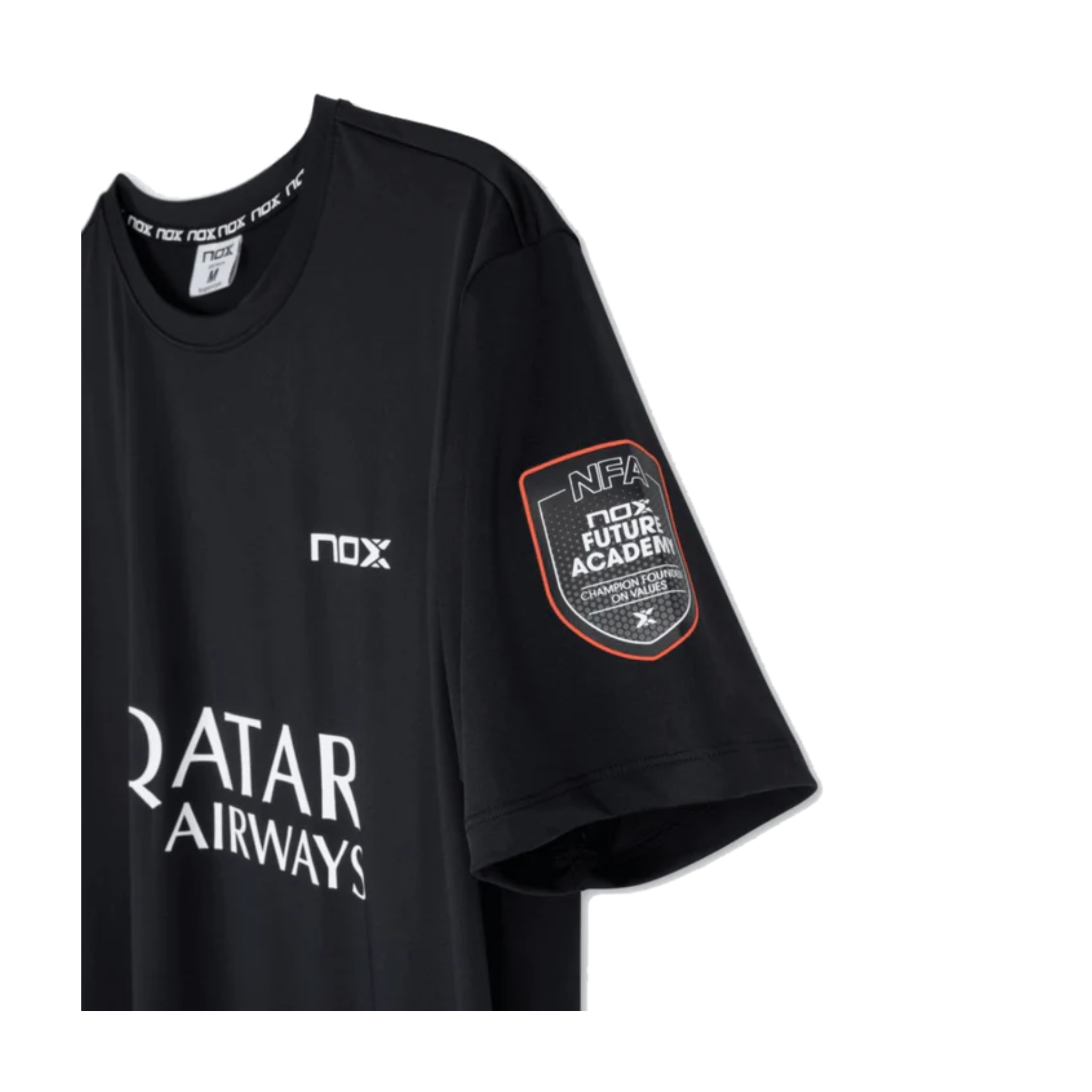Nox T-Shirt Sponsors AT10 Black 2026