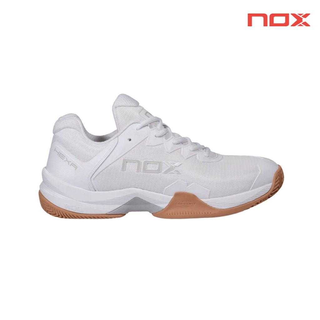 Nox ML10 Hexa White/Gum Rubber | Padel shoes