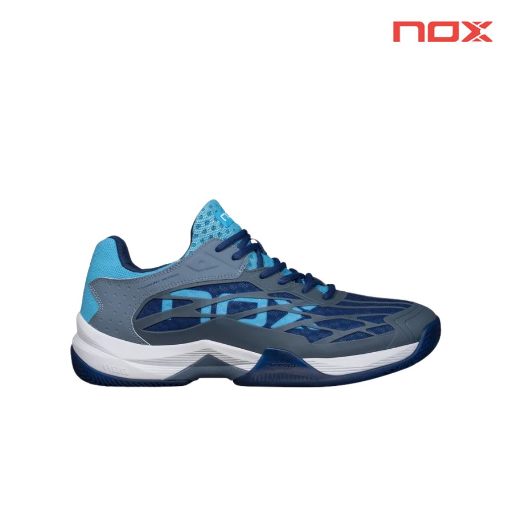 Nox AT10 Lux stone/bonnie blue | Padel shoes