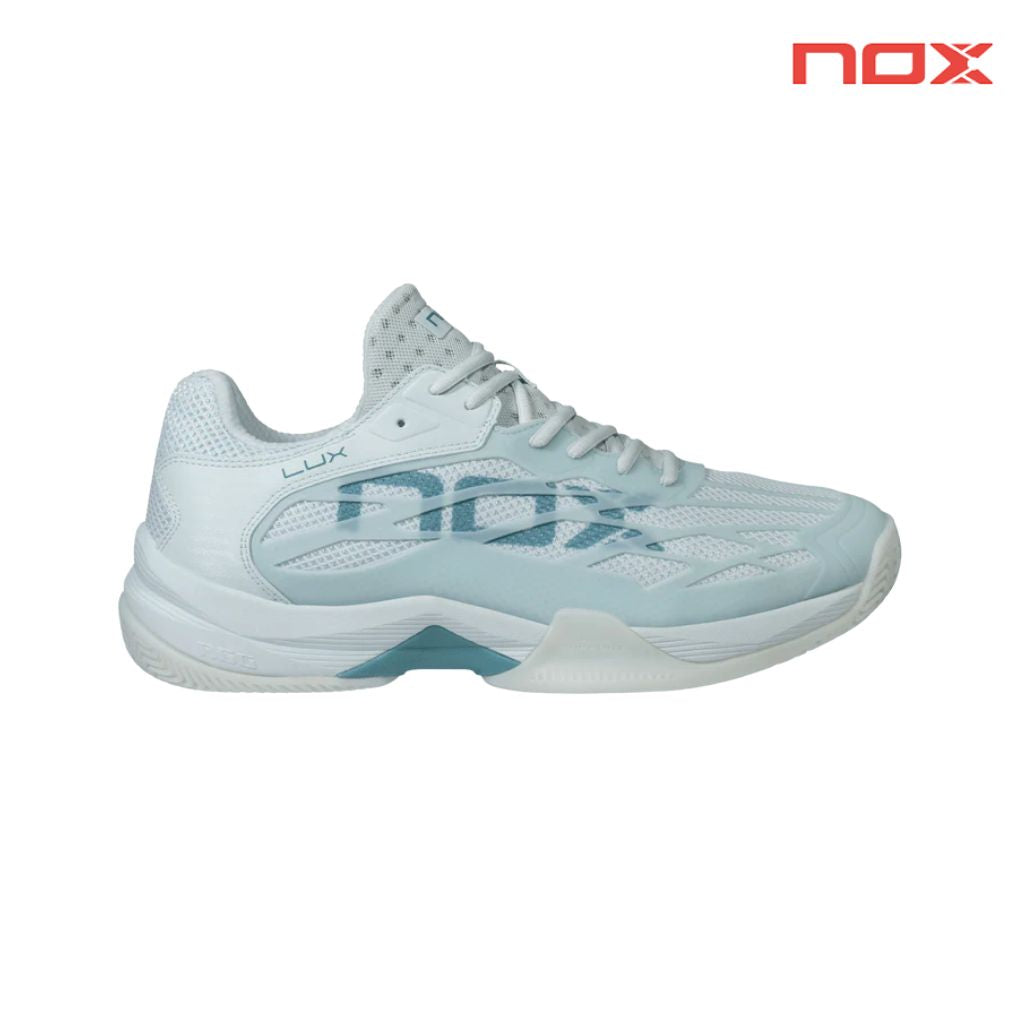 Nox AT10 Lux Morning Mist/Turquoise shoes | padel shoes