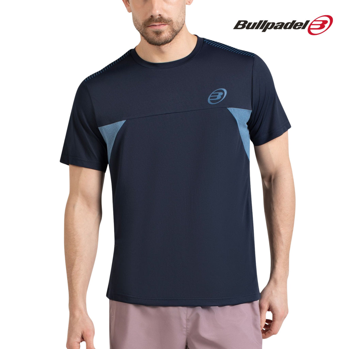 BULLPADEL T-SHIRT CRASE NAVY
