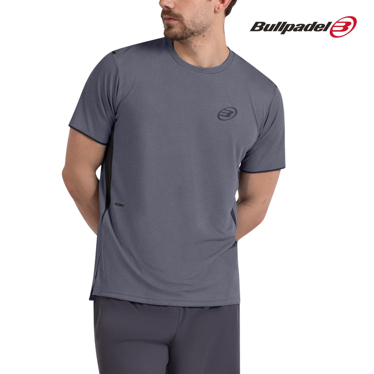 BULLPADEL MENSA GRAPHITE T-SHIRT