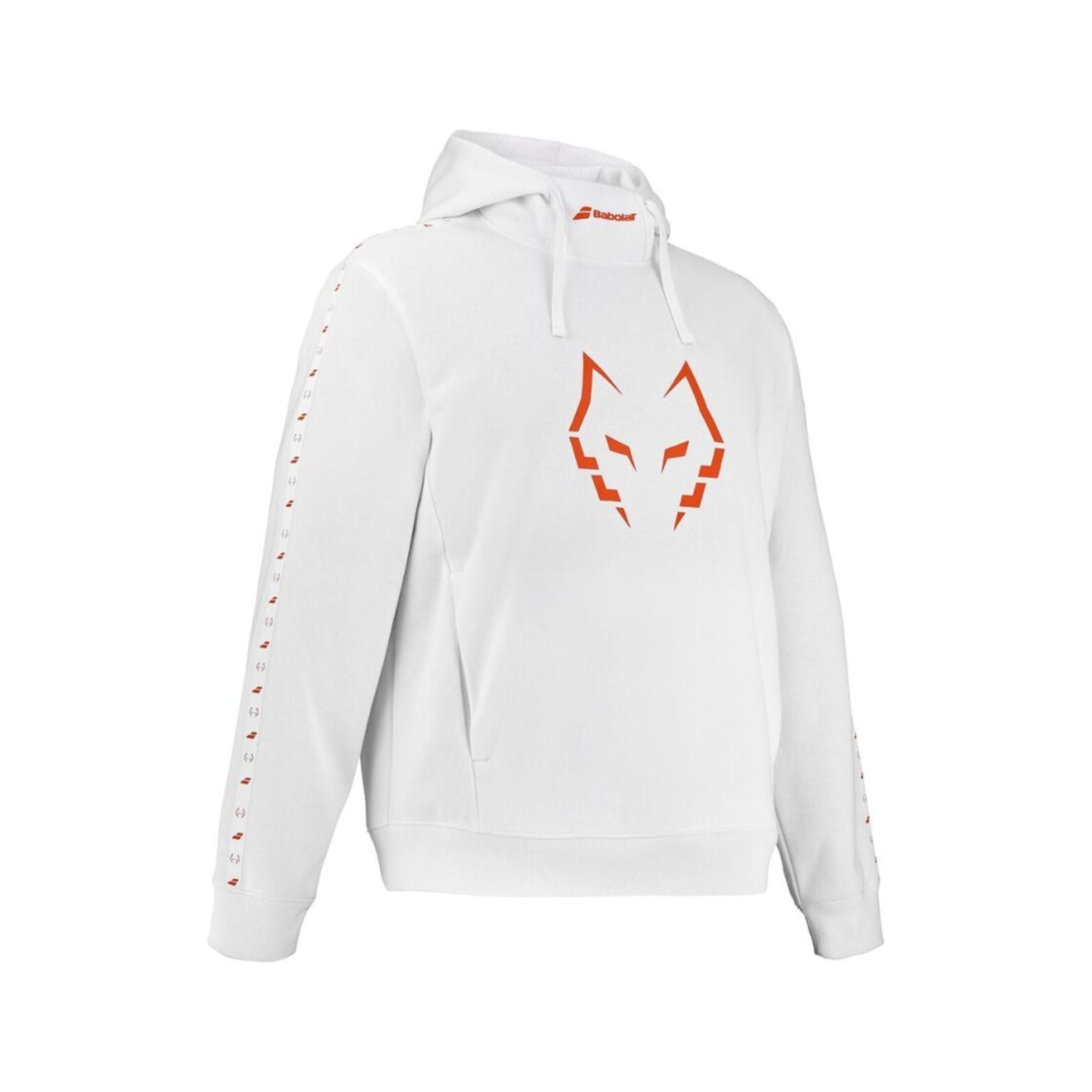 Babolat Hood Sweat J. Lebrón | Men White Orange