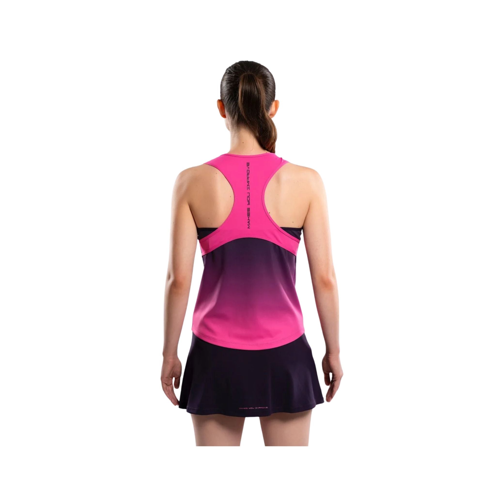 Nox Women Pro Blackberry Rose Degraded Tank Top