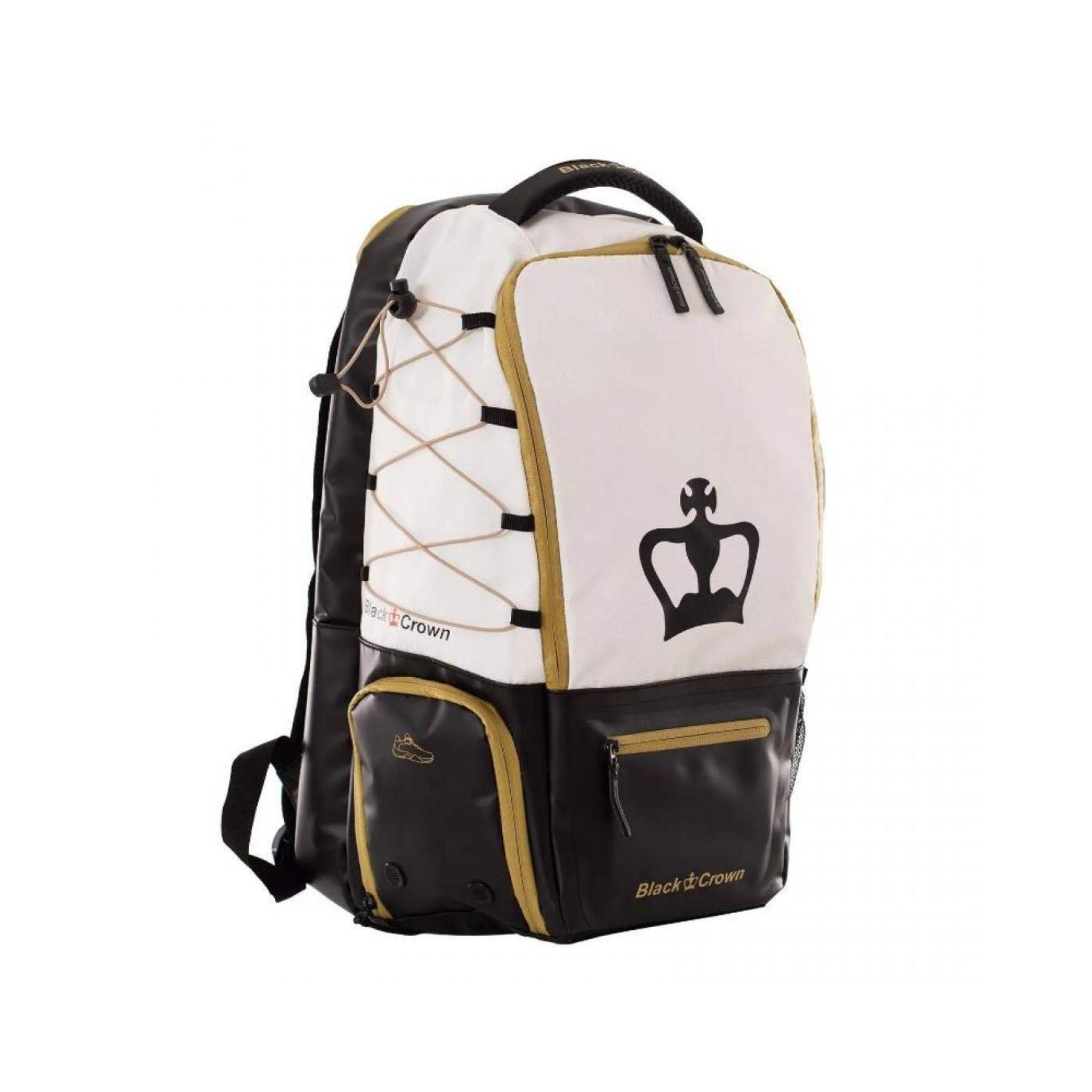 Black Crown Raptor V3 White/Dorado Padel Backpack –
