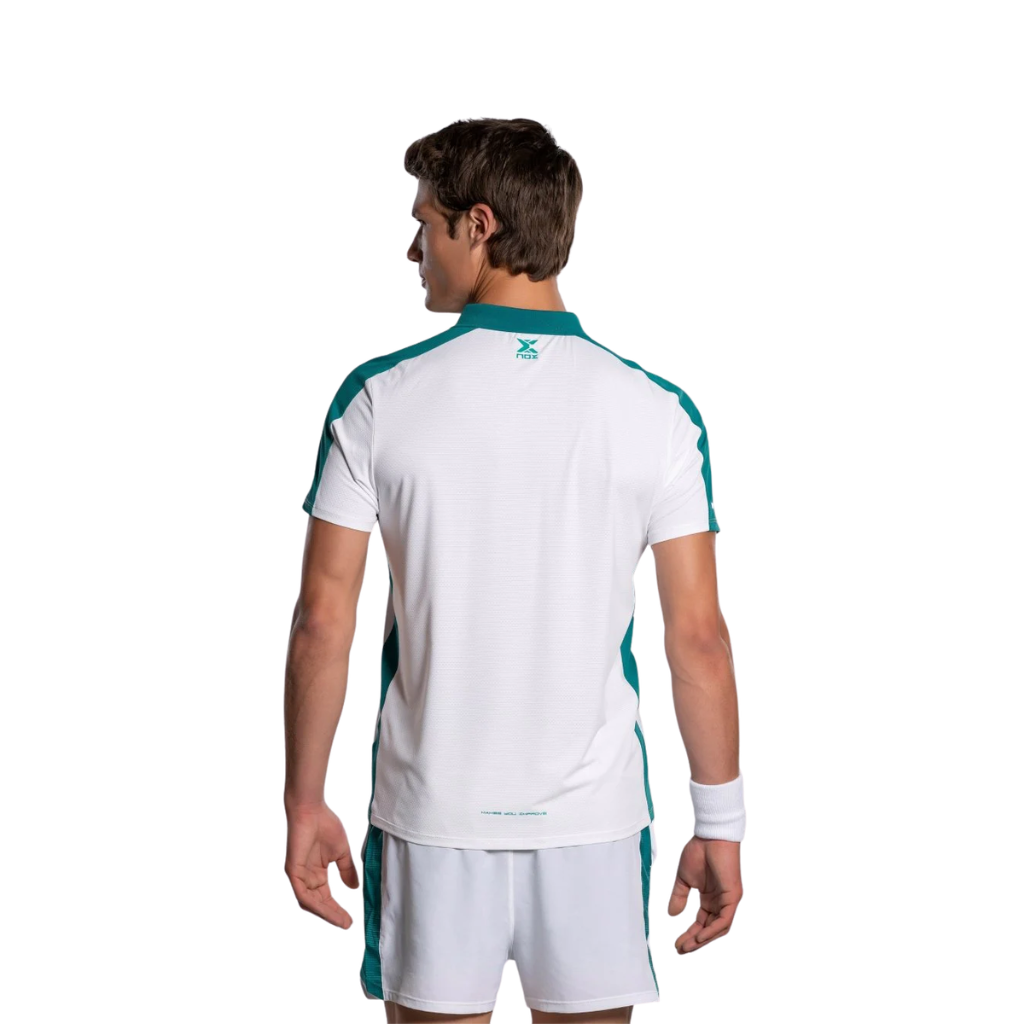 Nox Men's PRO White/Ivy Green Polo