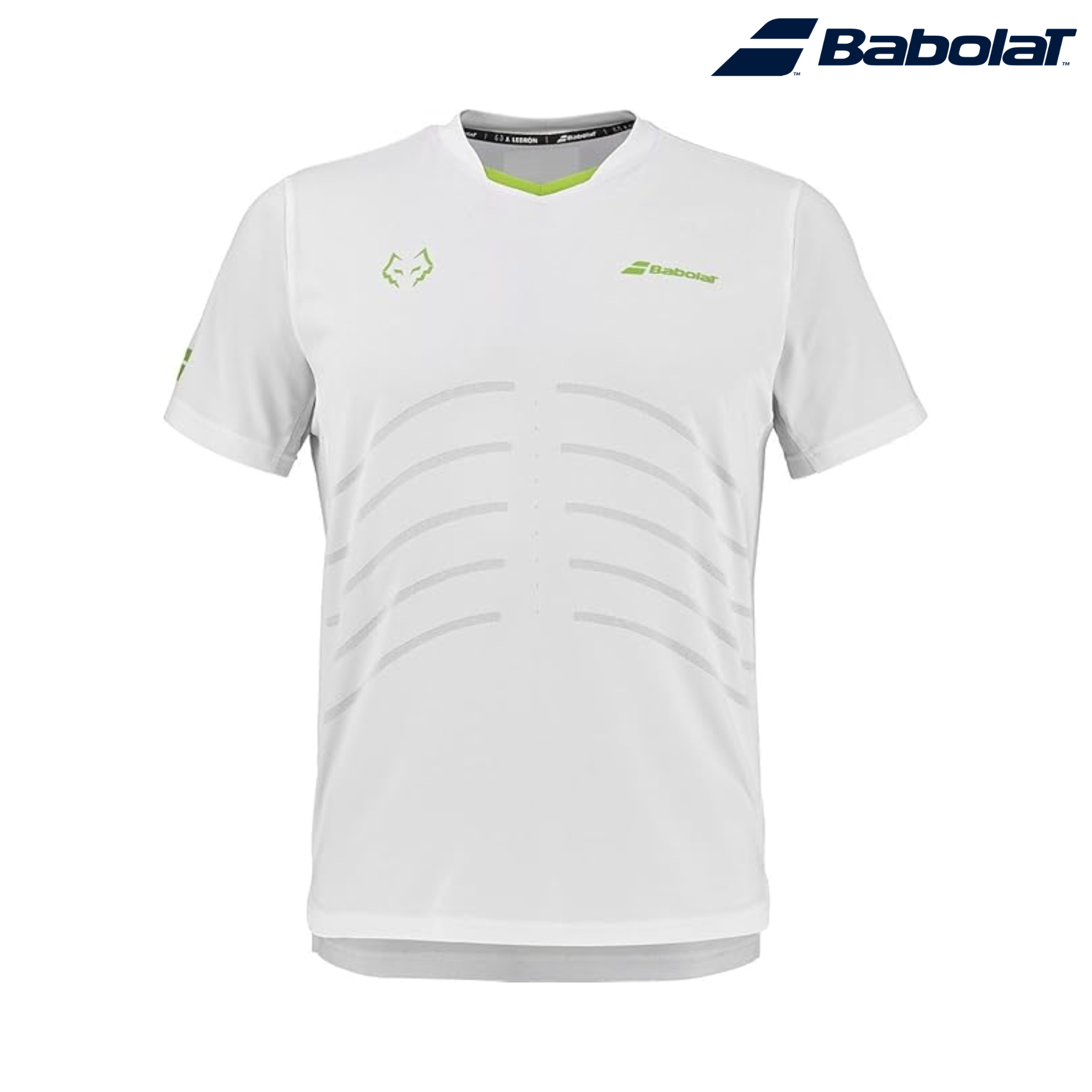 Babolat Replica Tee Juan Lebron White/Green