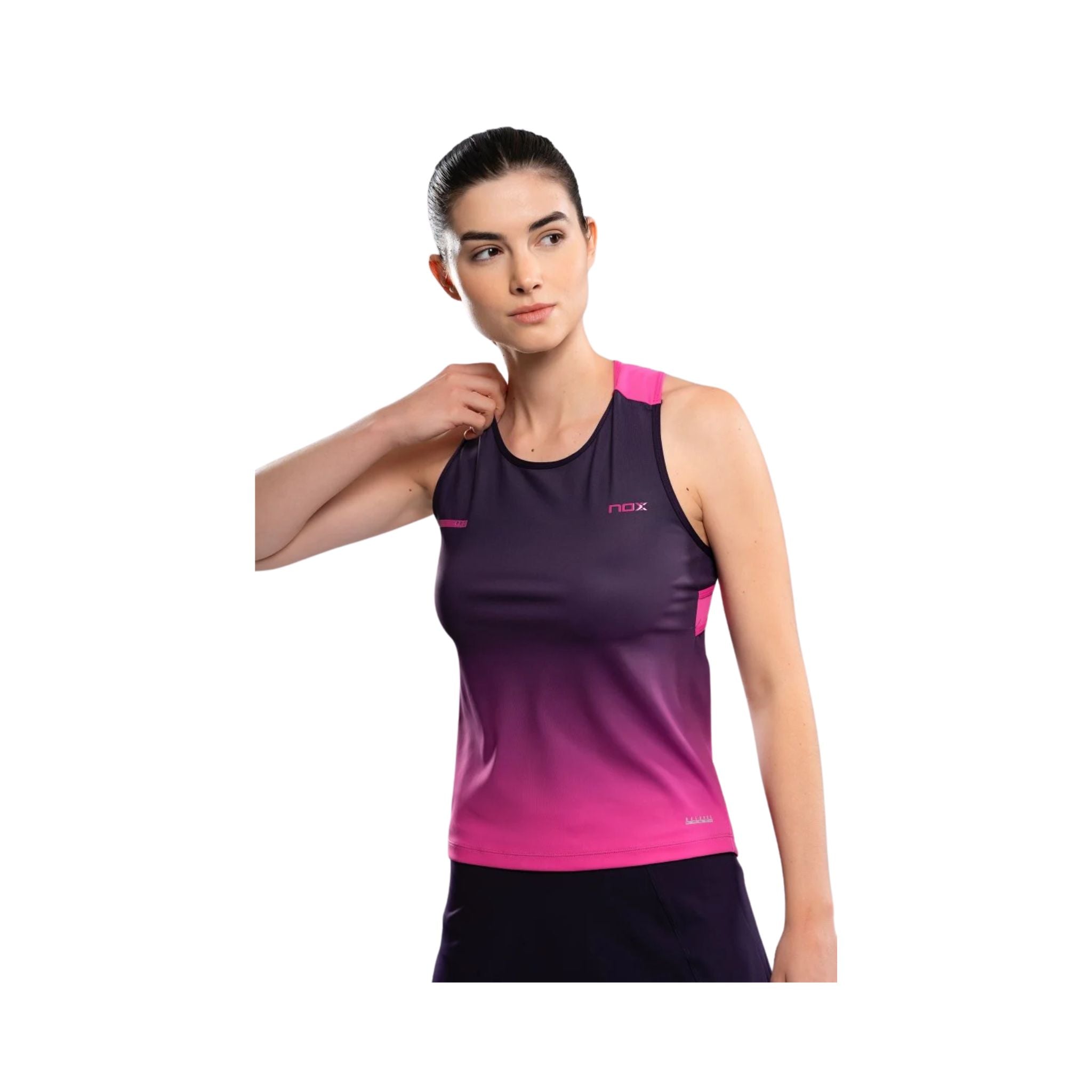 Nox Women Pro Blackberry Rose Degraded Tank Top