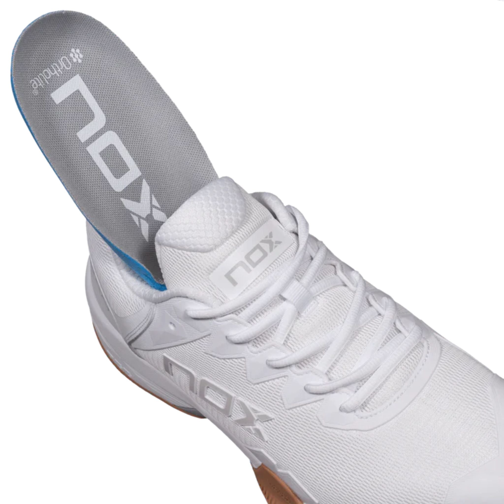 Nox ML10 Hexa White/Gum Rubber | Padel shoes