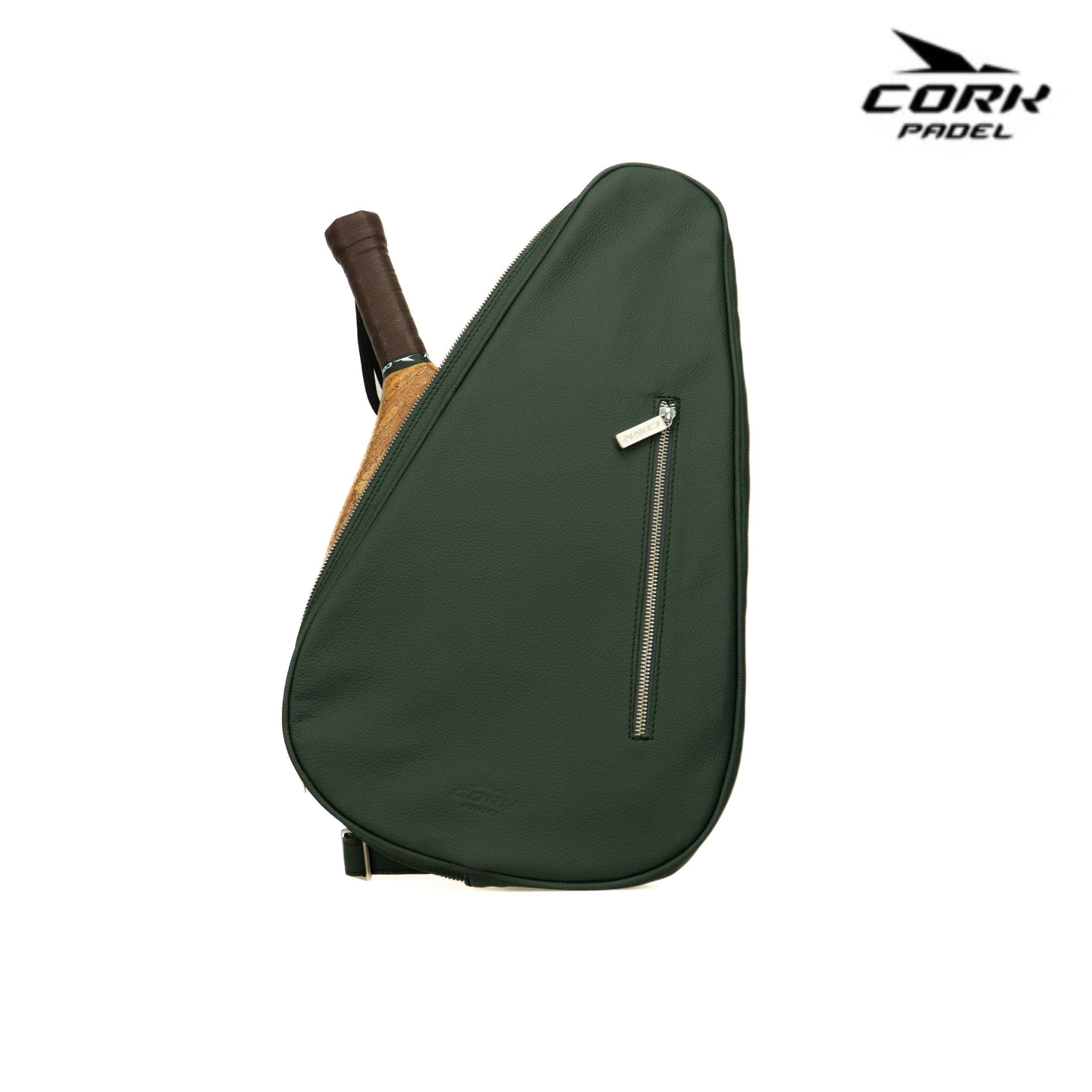 Cork leather Green Padel Racketbag