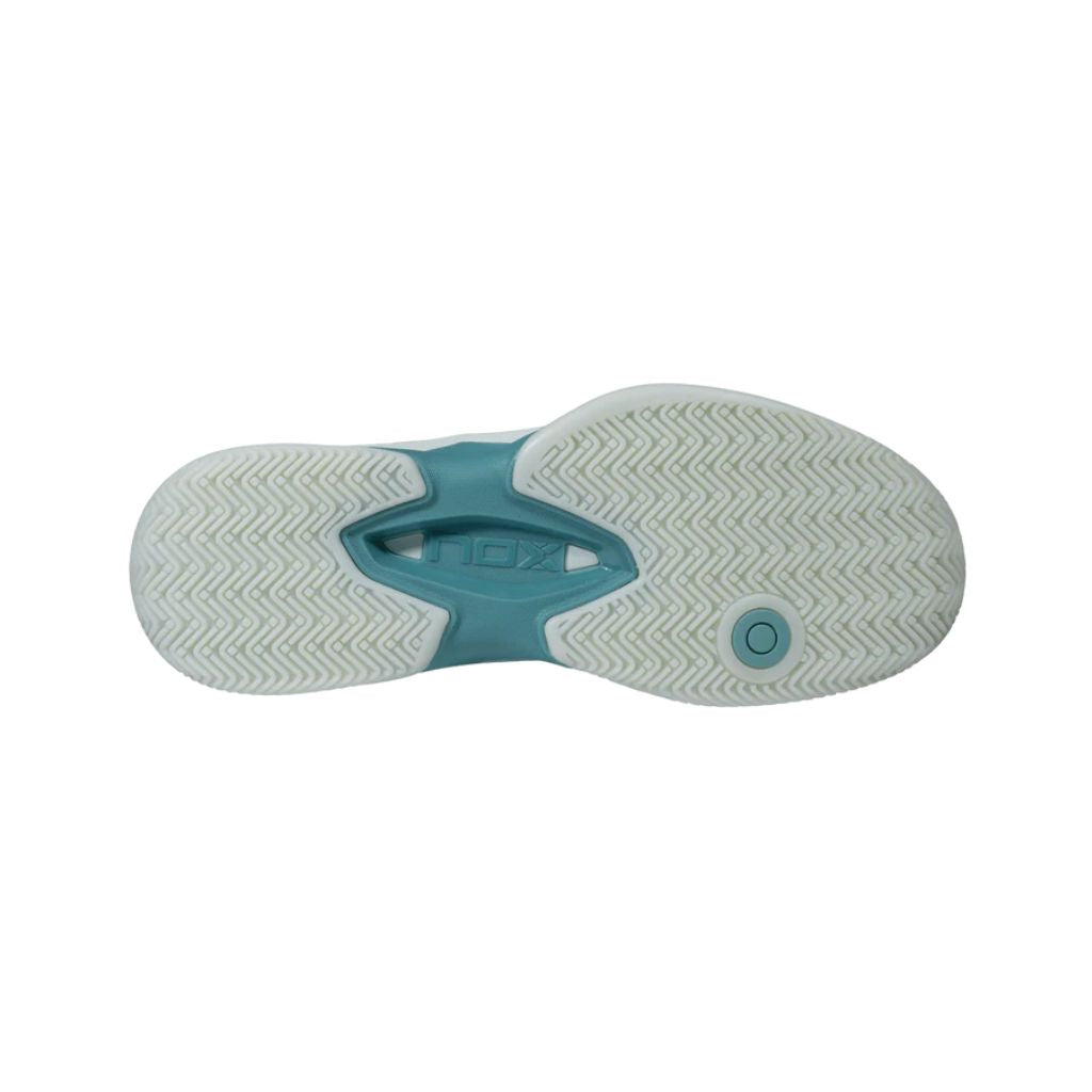 Nox AT10 Lux Morning Mist/Turquoise shoes | padel shoes