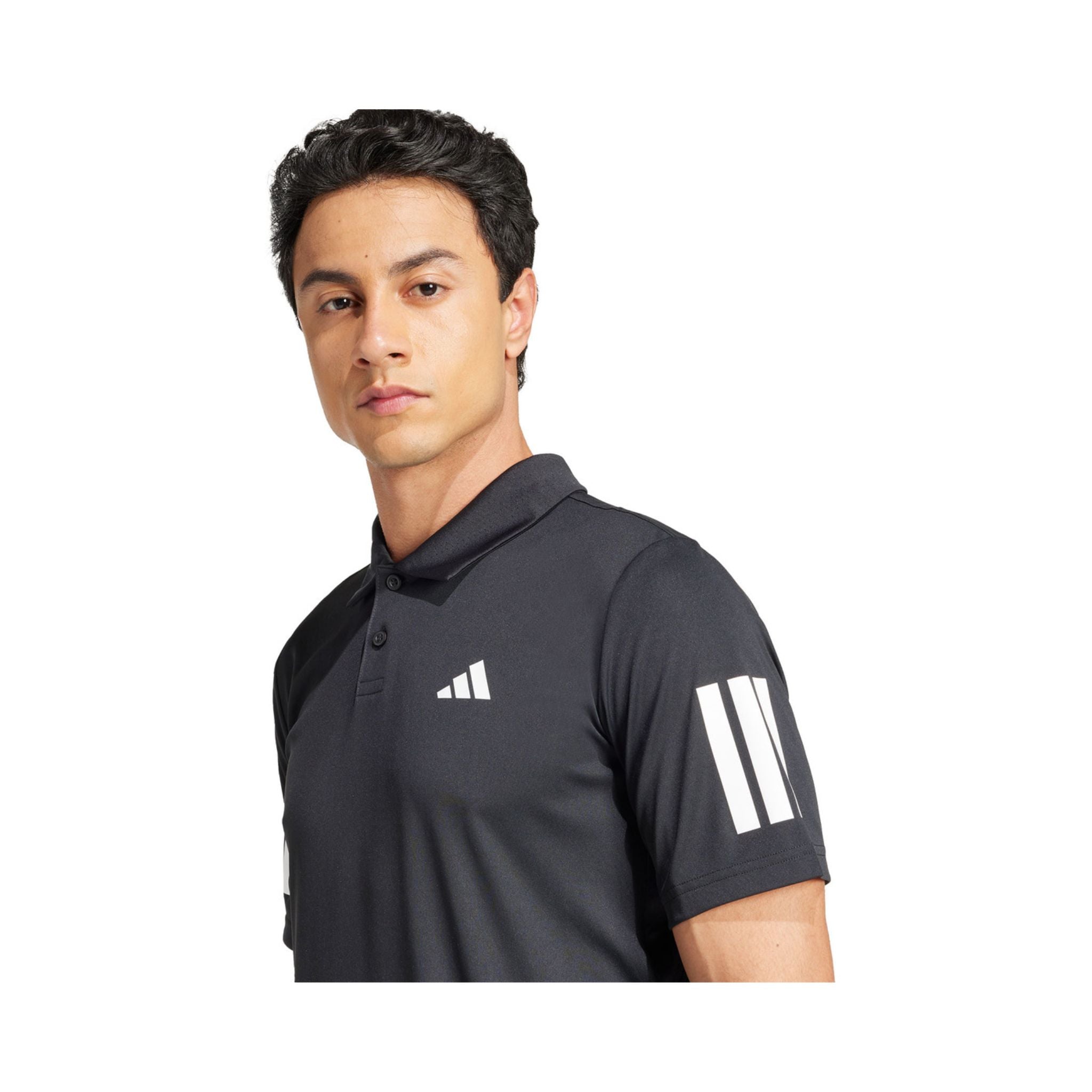 adidas club 3 stripe polo | JG0985
