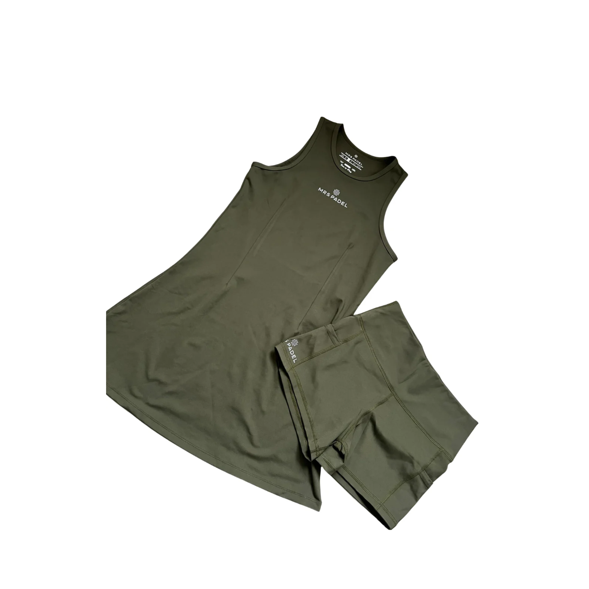 Mrs Padel Roma Dress Olive Green