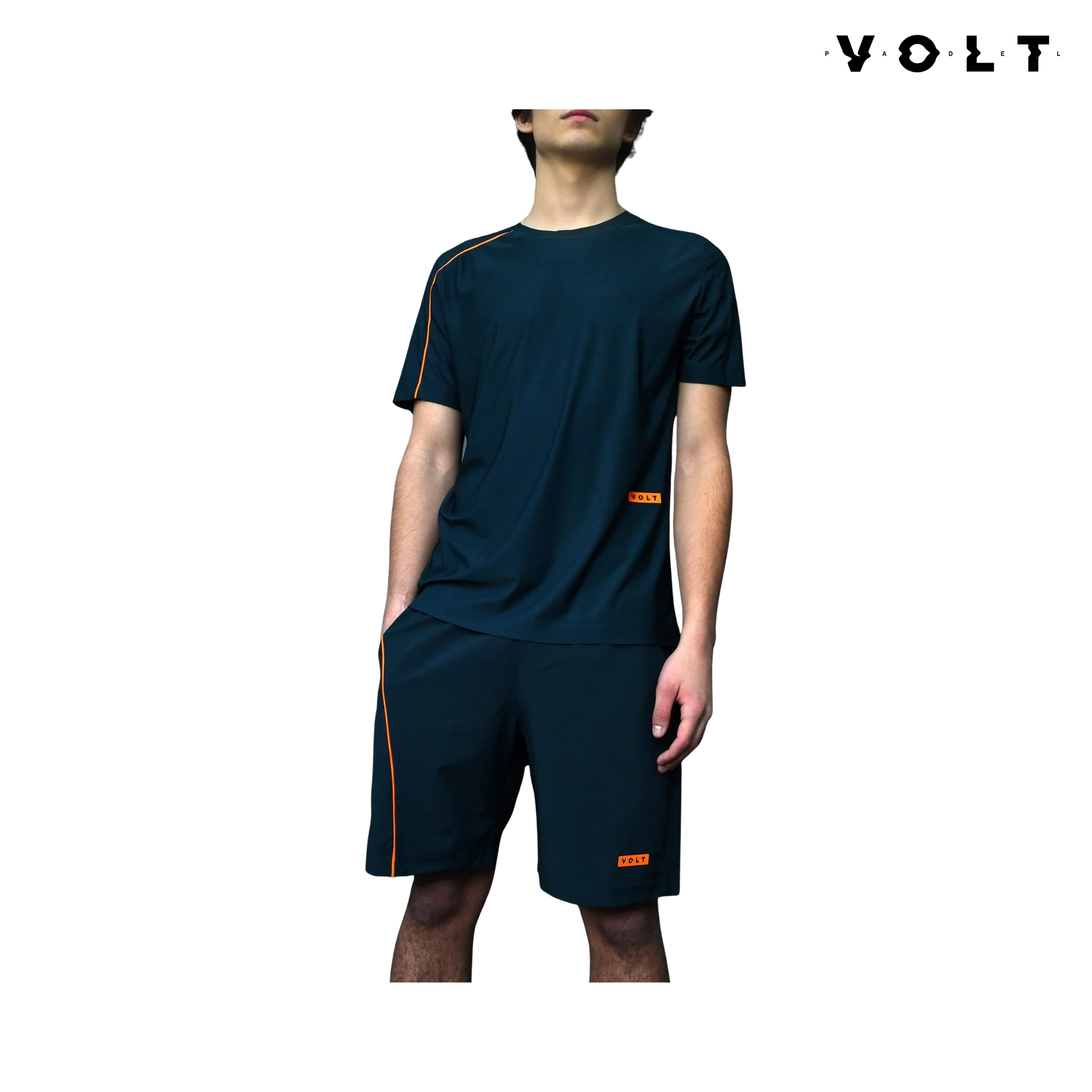 Volt Performance T-Shirt V6 Blue & Orange | Men