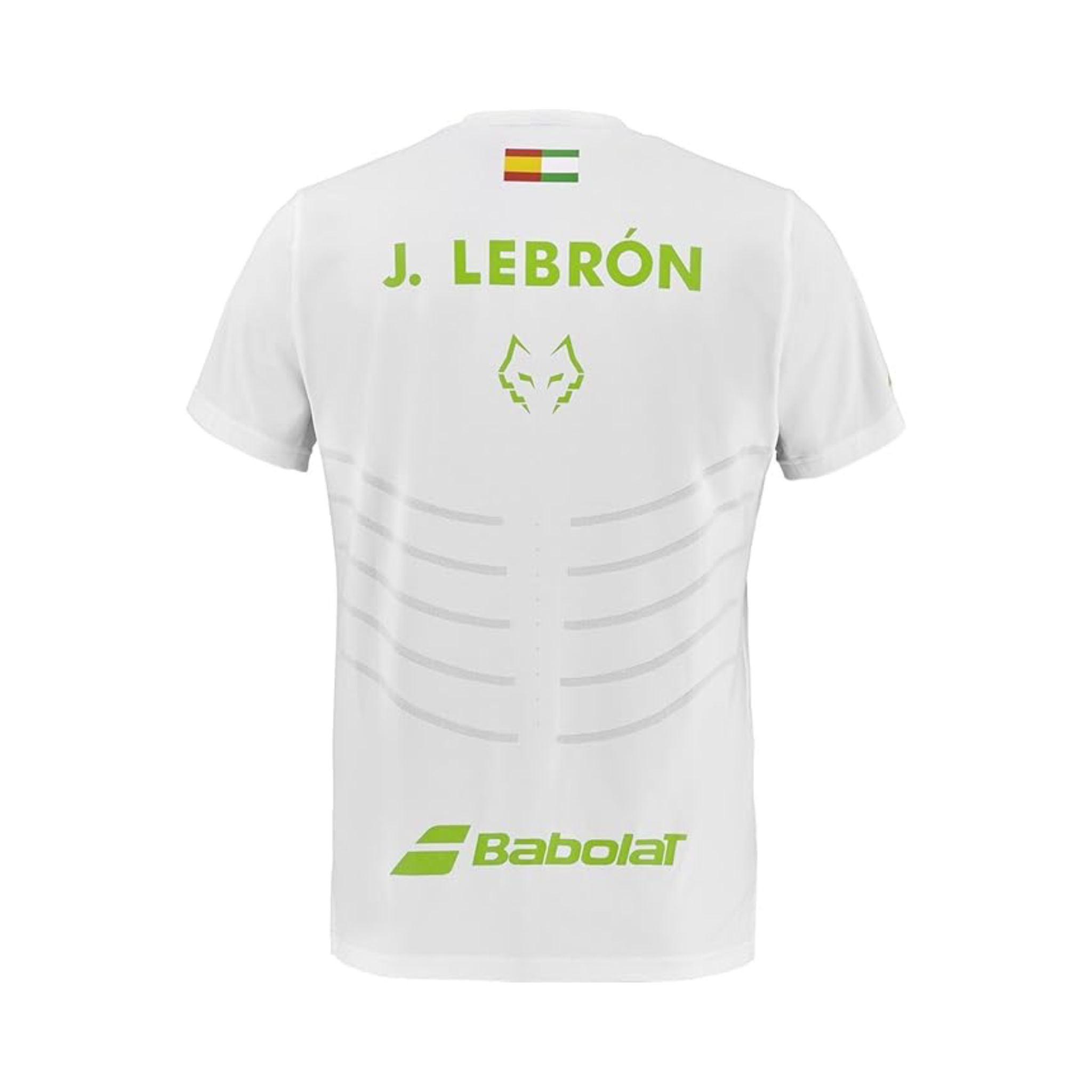 Babolat Replica Tee Juan Lebron White/Green