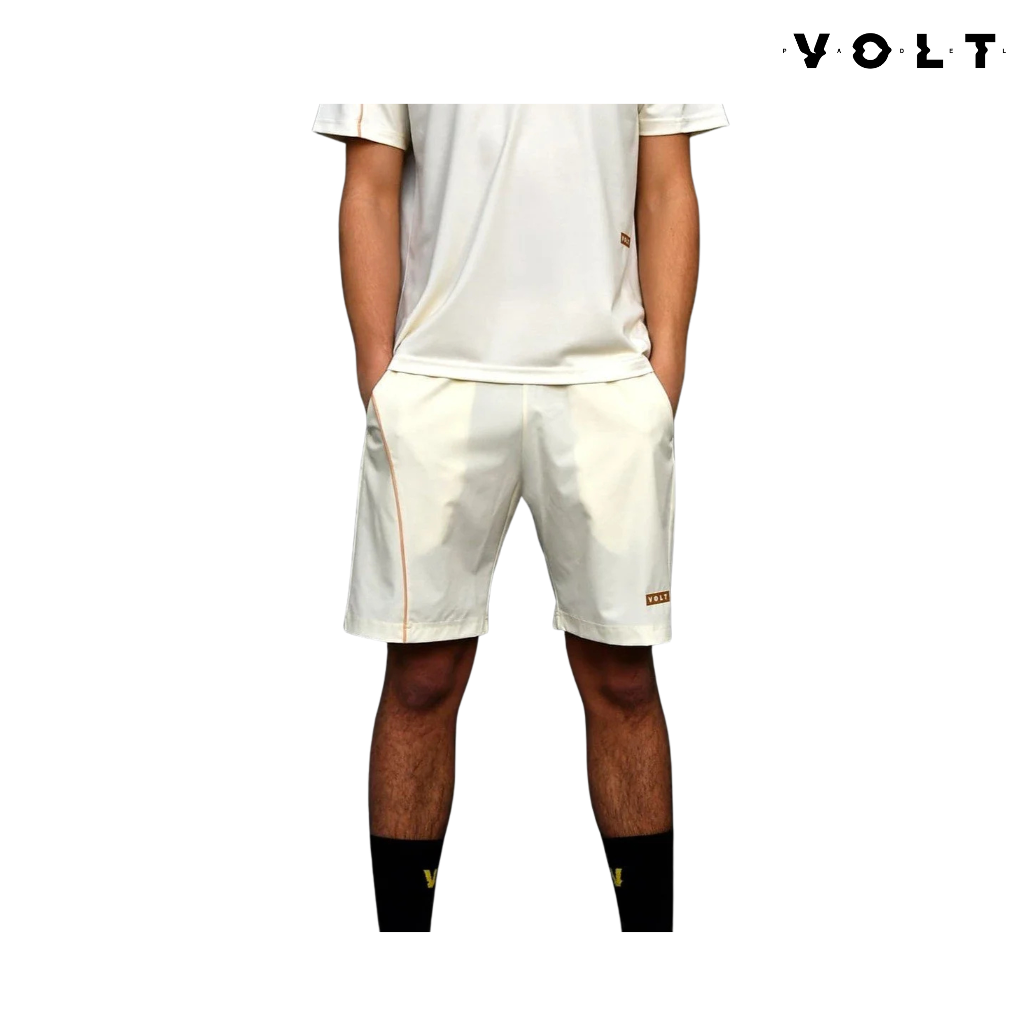 Volt Performance Shorts V6 Beige & Gold | Men