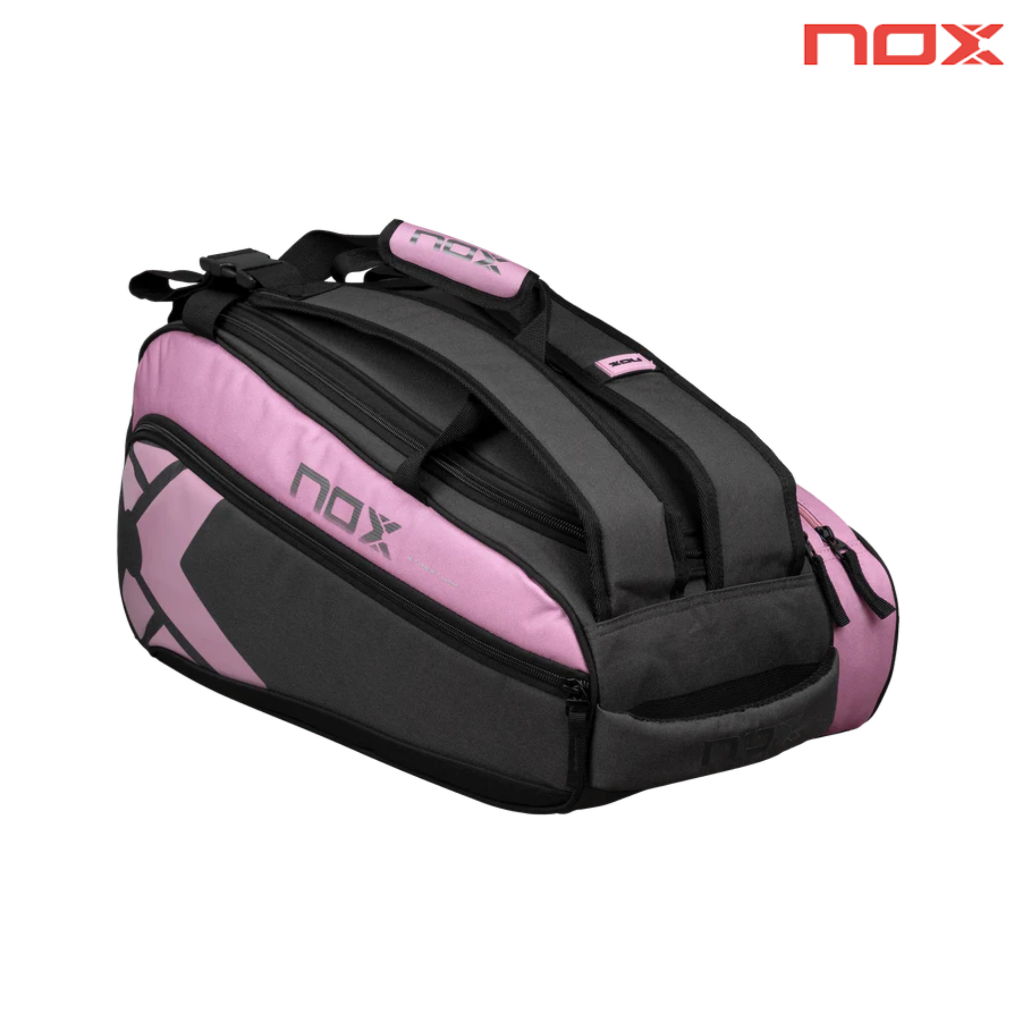 Nox street Series Grijs/Roze Padel Racketbag