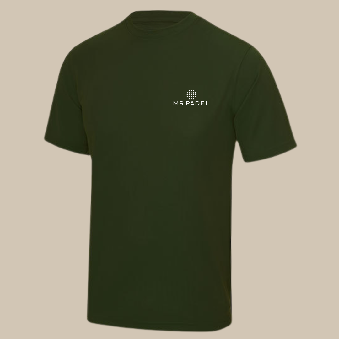 Mr padel parma padel shirt army green
