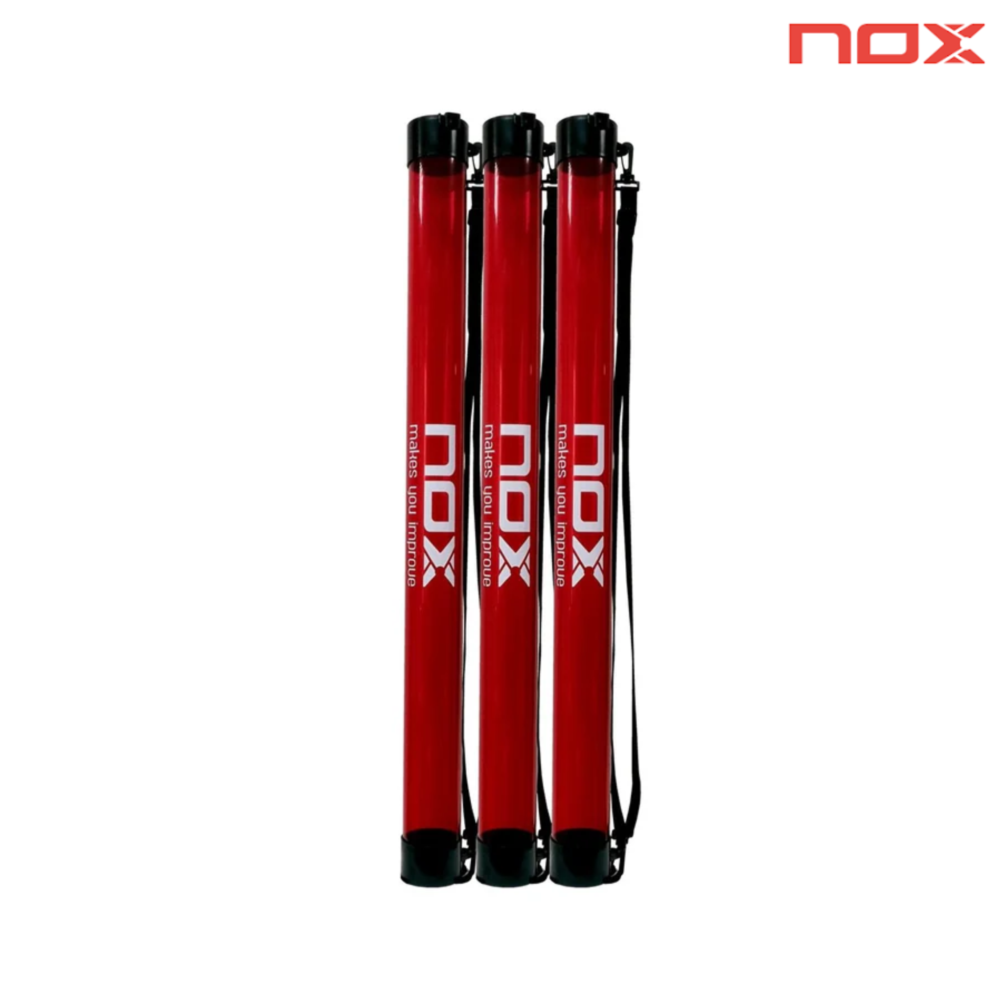 Nox Padle and tennis ball collector tubes (3 unites)