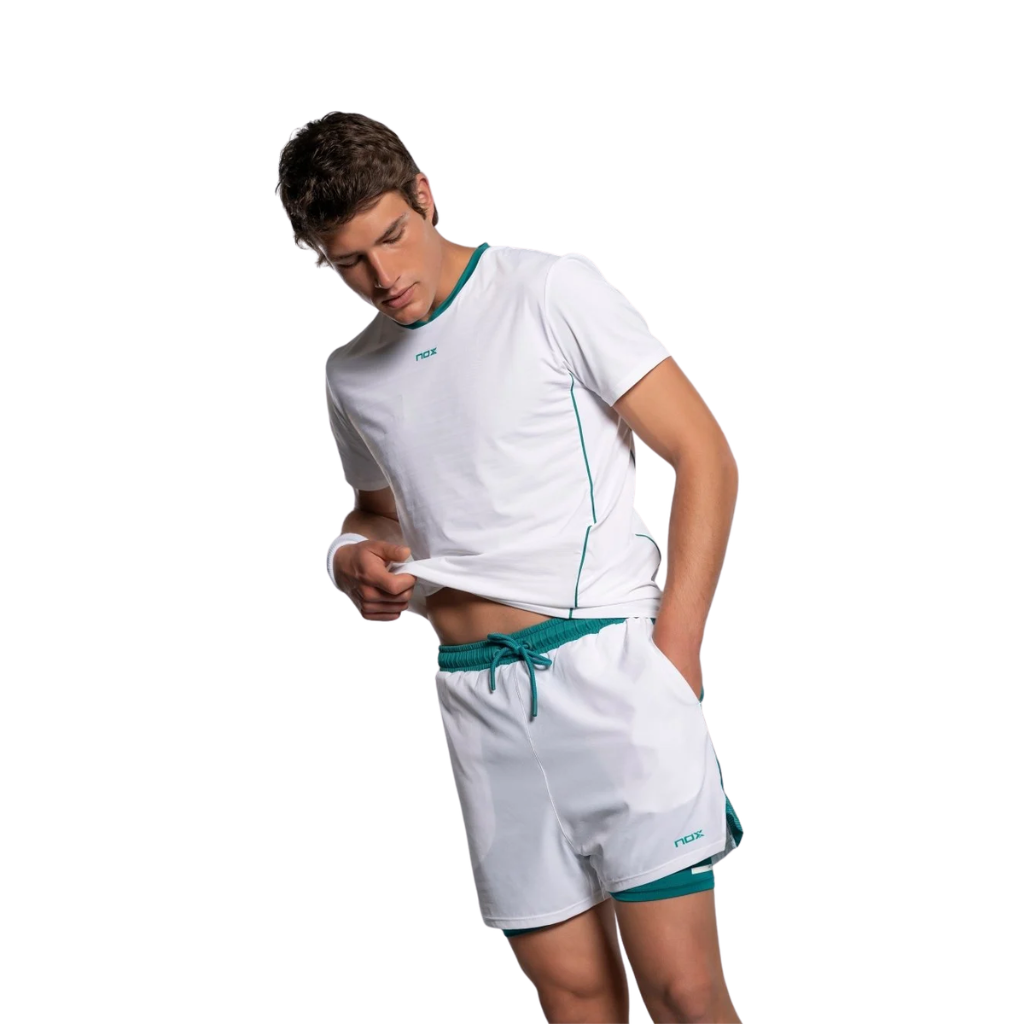 Nox Men's Short PRO White/Ivy Green