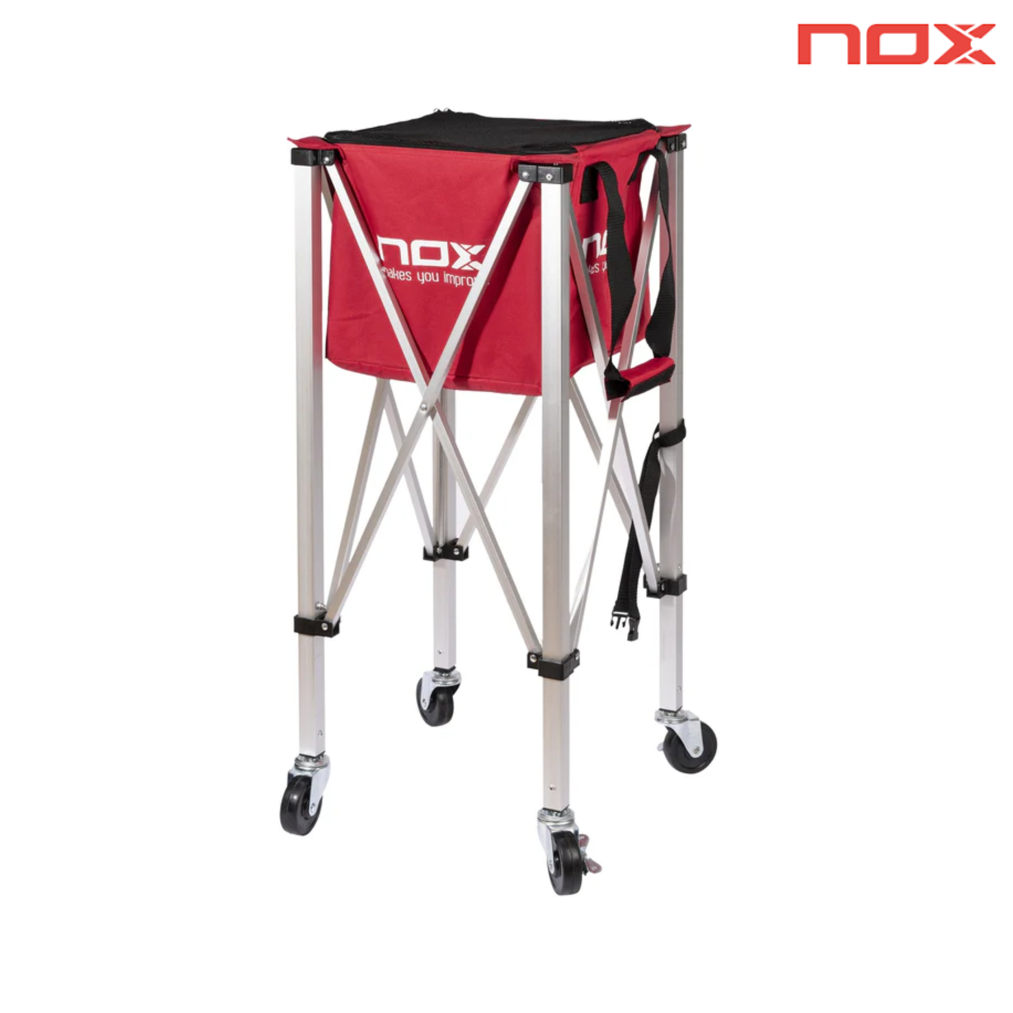 Nox Folding basket with wheels for padel classes