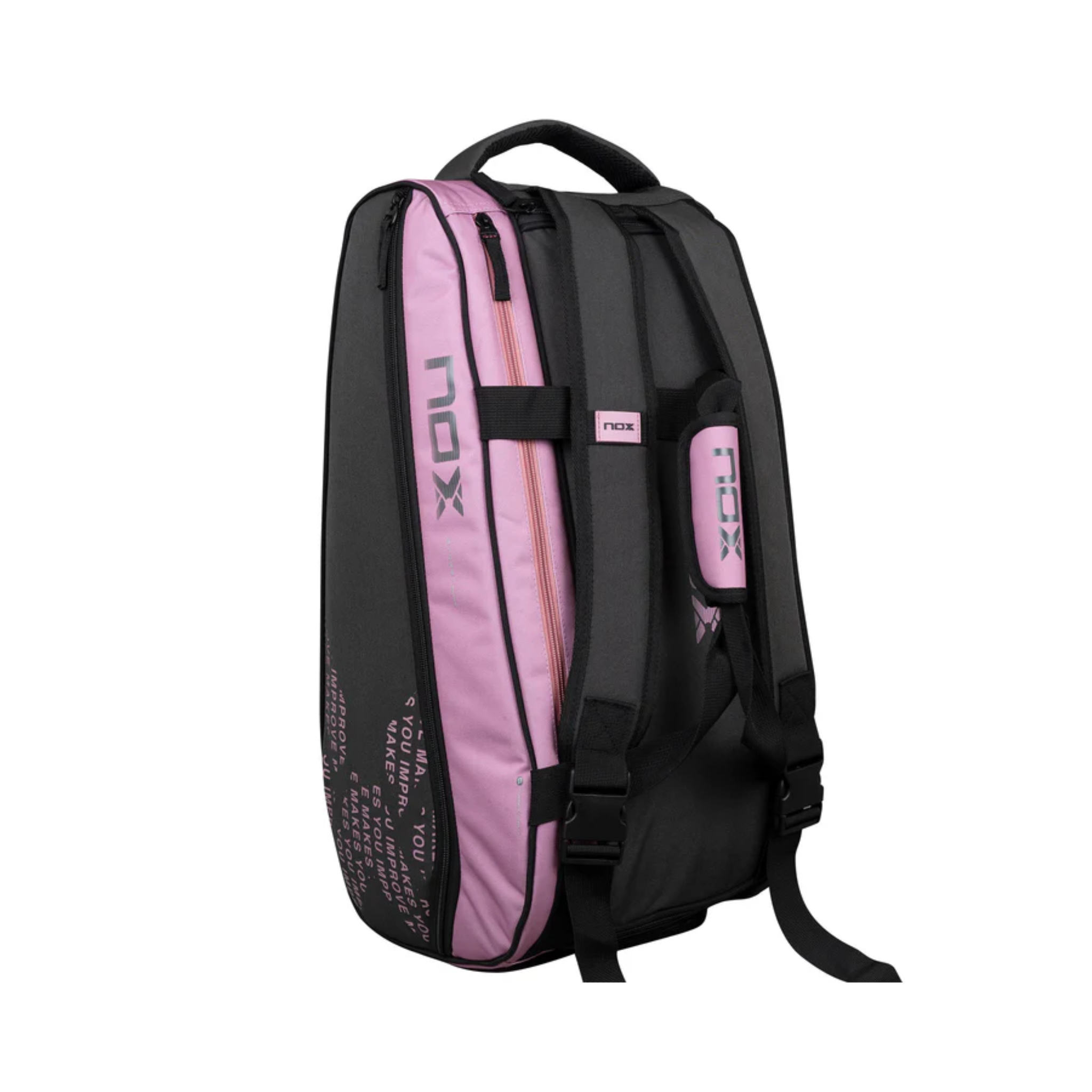Nox street Series Grijs/Roze Padel Racketbag