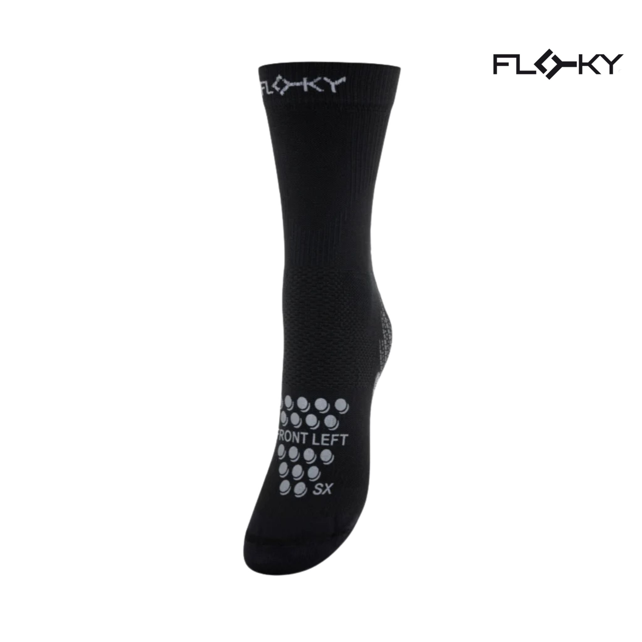Floky S-MASH Grip Socks Black (1 Pair)