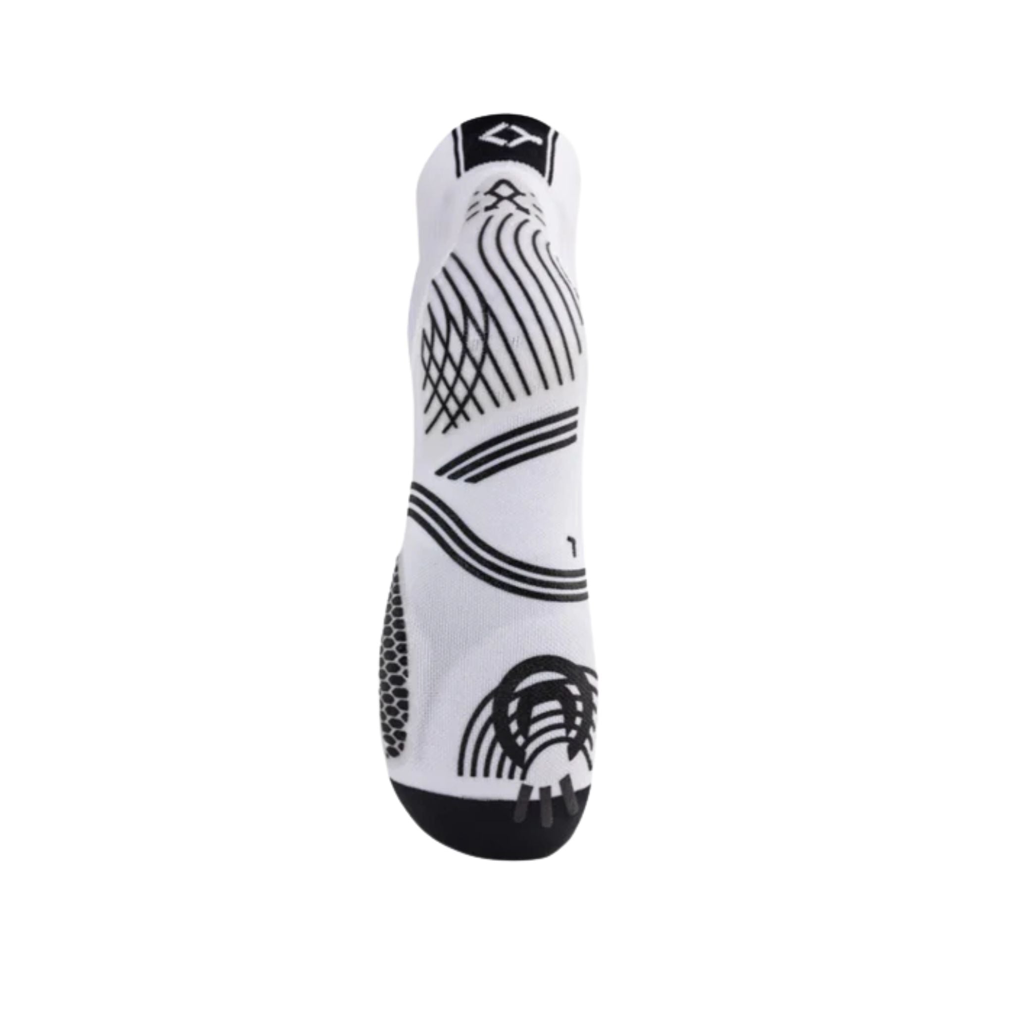 Floky GRF Short Compression Grip Socks White (1 Pair)