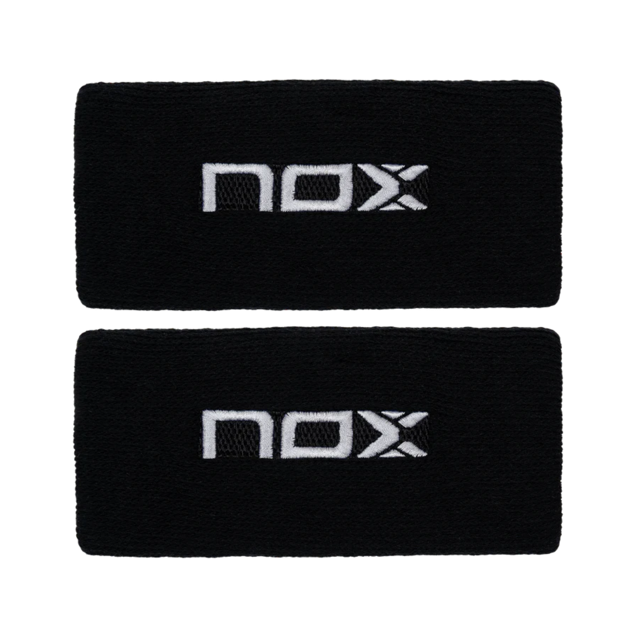 Nox Long Sweatbands Black 2pcs